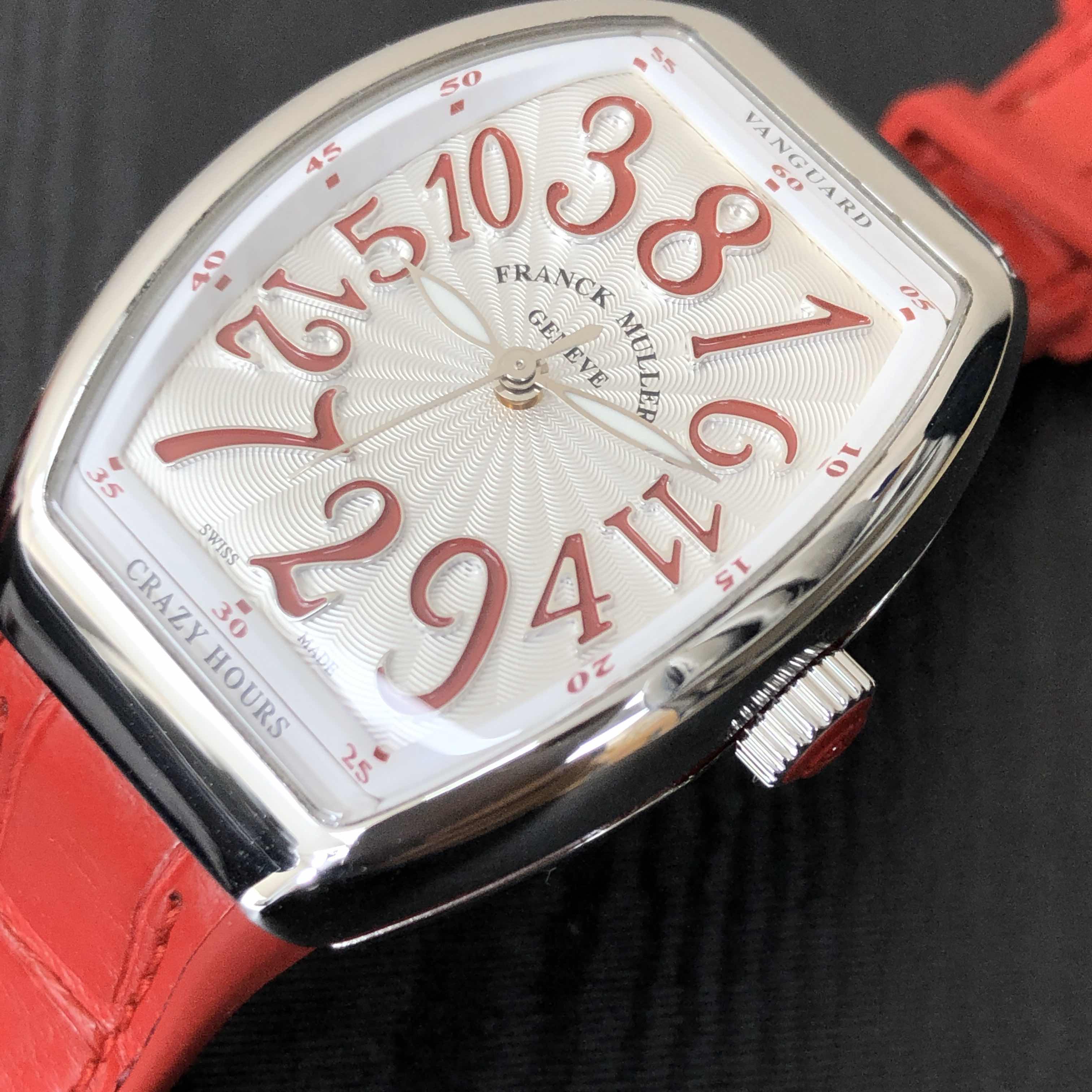 Franck Muller V 32 CH (AC.RG) CRAZY HOURS Automatic Stainless Steel
