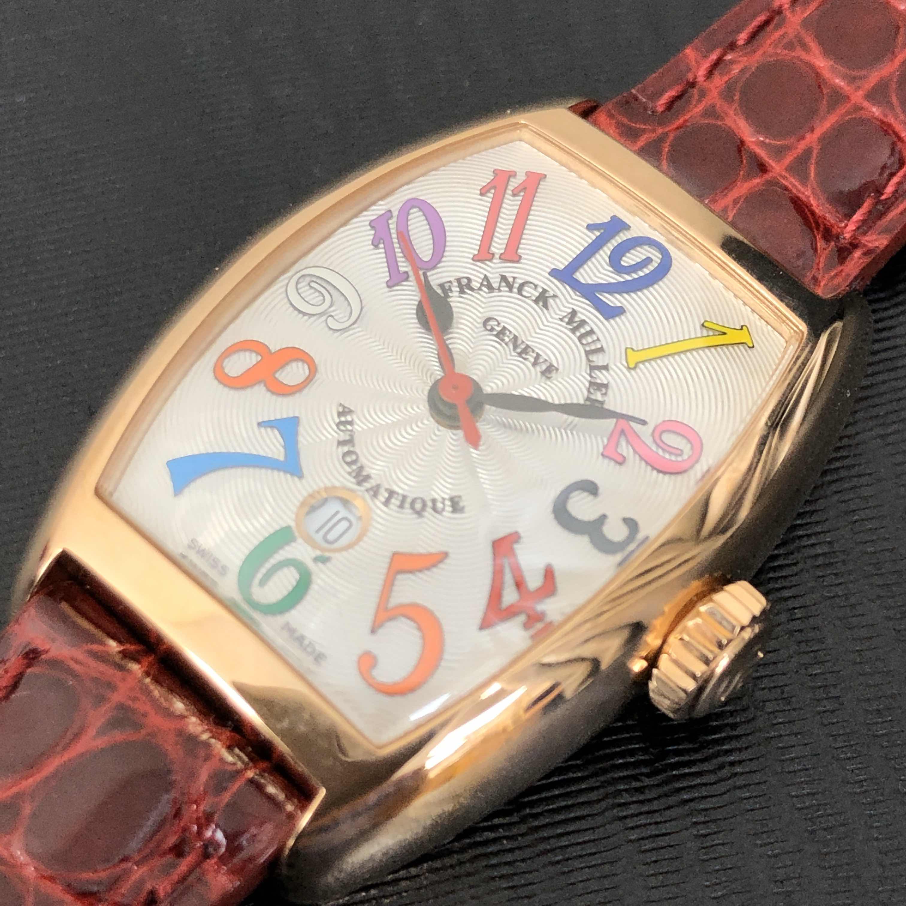 Franck Muller 1750 SC AT DT FO COL DRM (5N) CINTREE CURVEX Automatic 18kt Rose Gold