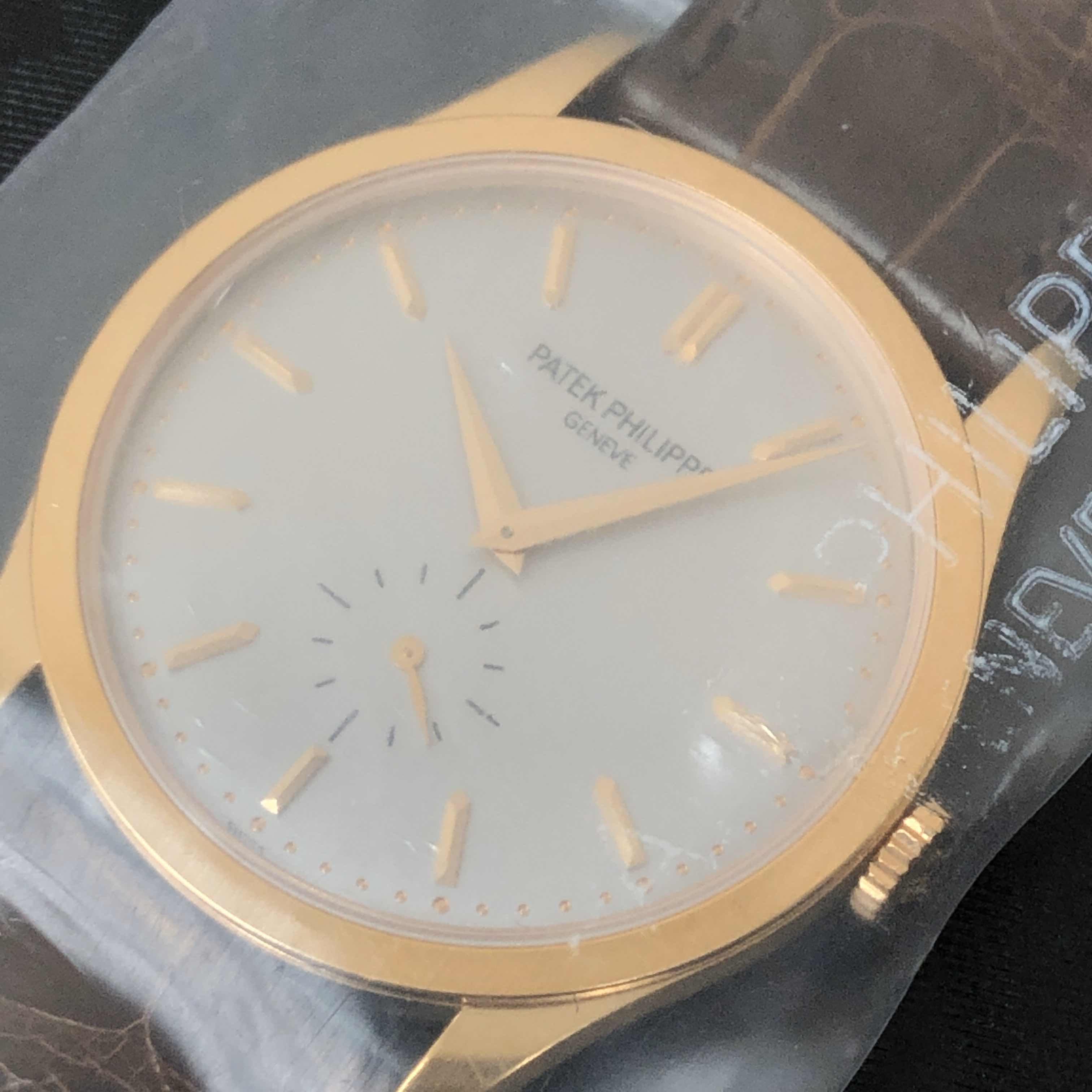 Patek Philippe 5196R-001 CALATRAVA Manual Wind 18kt Rose Gold