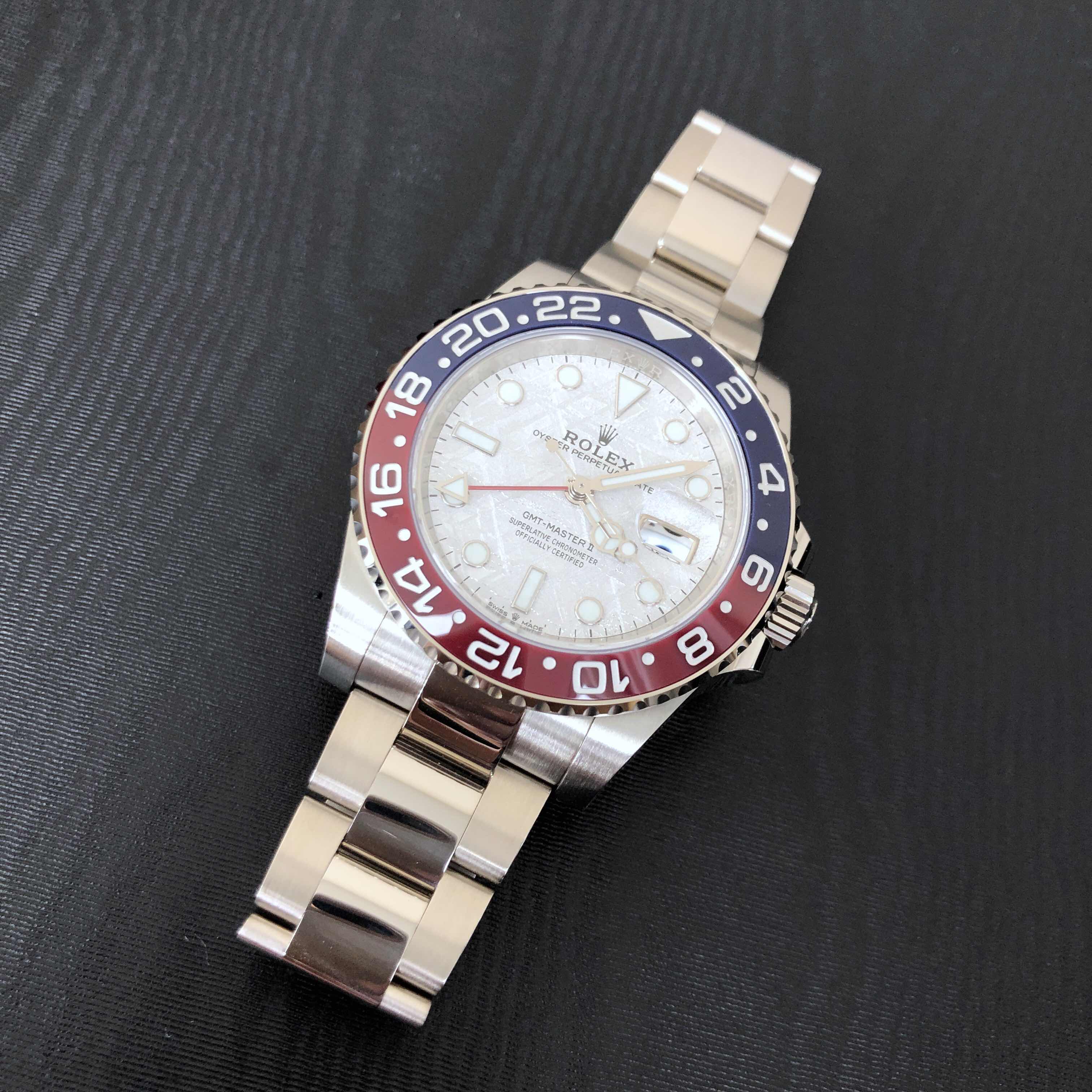 Rolex 126719BLRO-0002 GMT-MASTER II Automatic 18kt White Gold