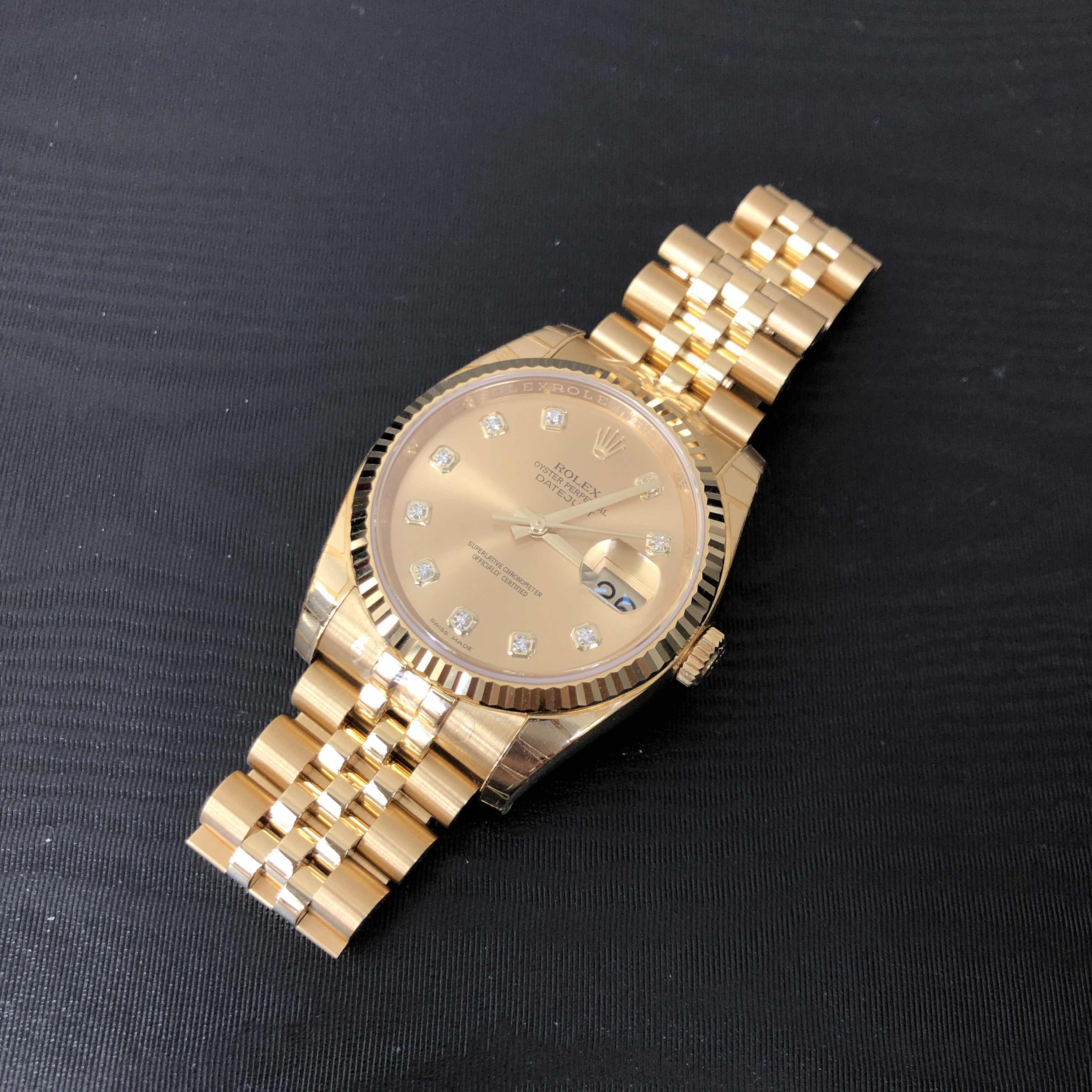 Rolex 116238GCH_J DATEJUST Automatic 18kt Yellow Gold