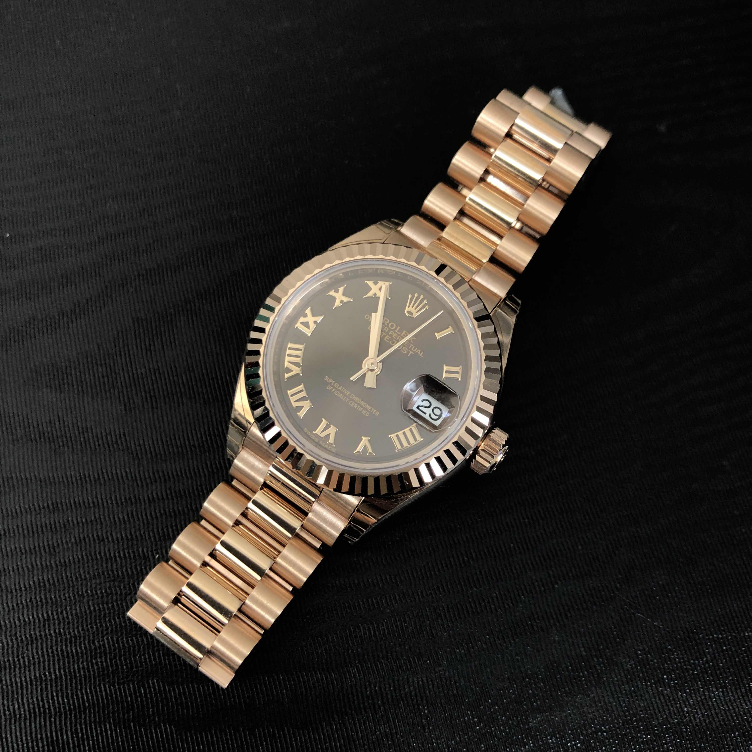 Rolex 279175-0014 LADY DATEJUST Automatic 18kt Rose Gold