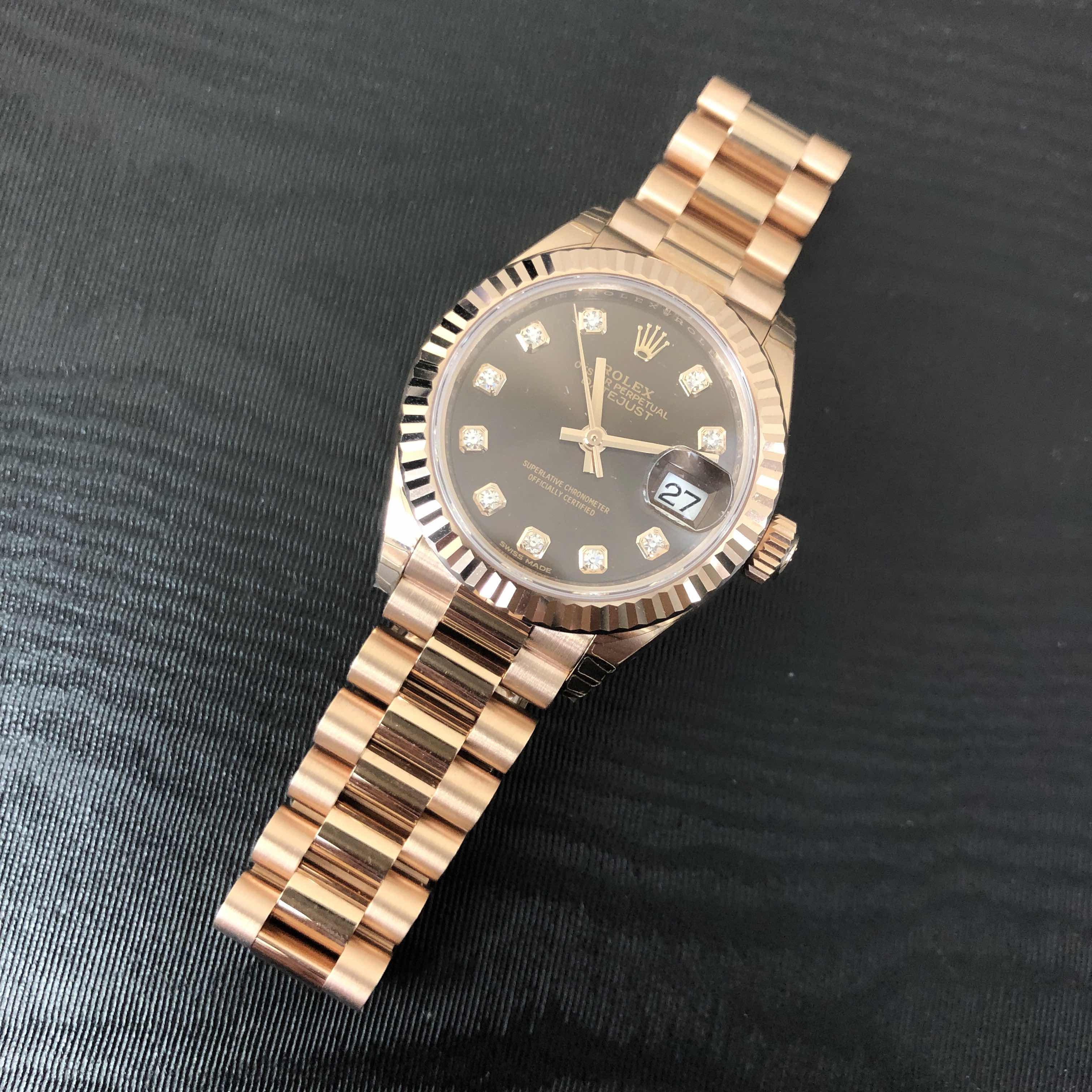 Rolex 279175-0016 DATEJUST Automatic 18kt Rose Gold