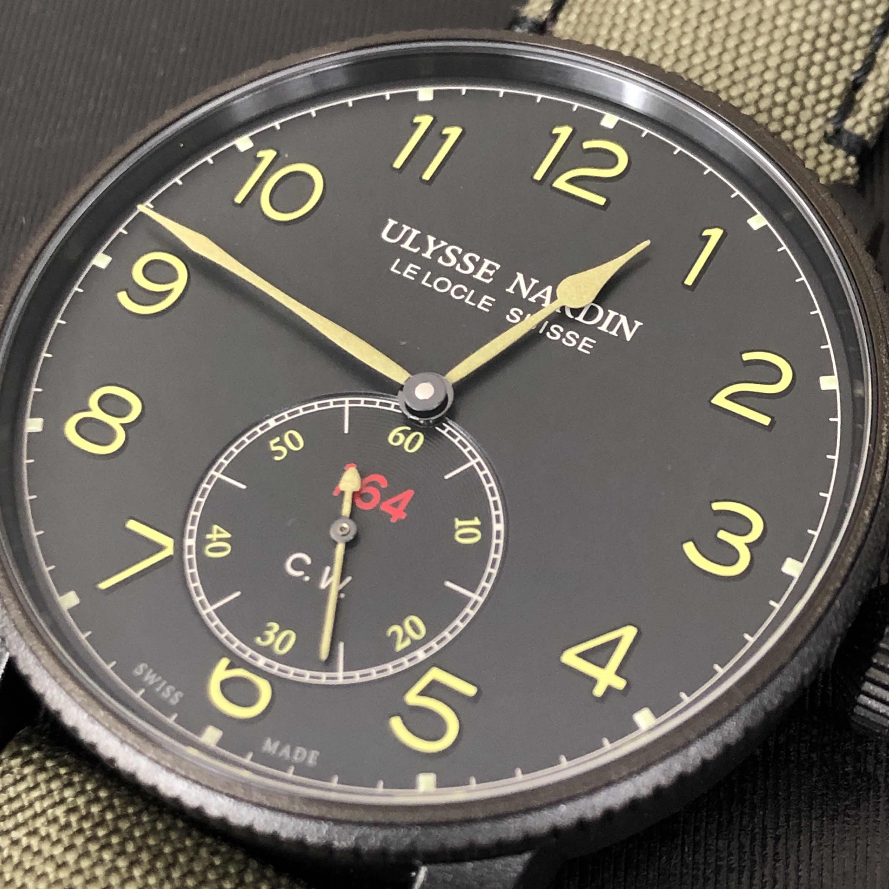 Ulysse Nardin 1183-320LE/BLACK MARINE Automatic Stainless Steel