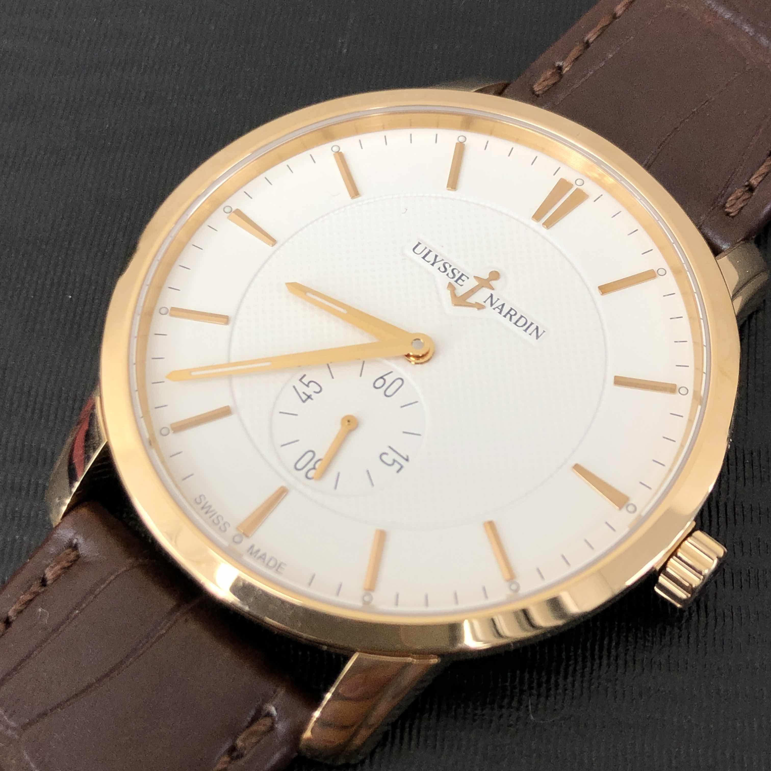 Ulysse Nardin 8206-198-2/31 CLASSIQUE Manual Wind 18kt Rose Gold