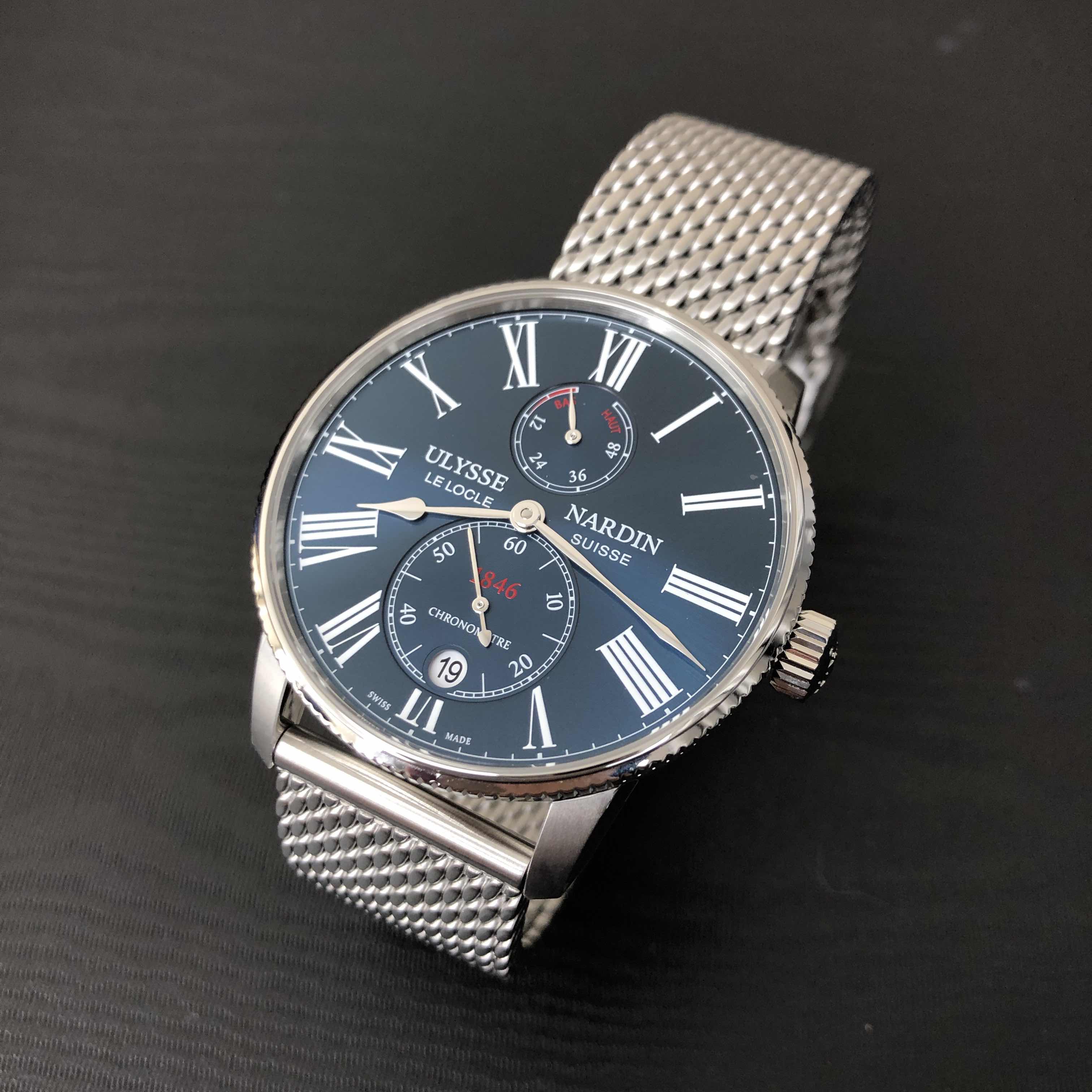Ulysse Nardin 1183-310-7MIL/43 MARINE Automatic Stainless Steel