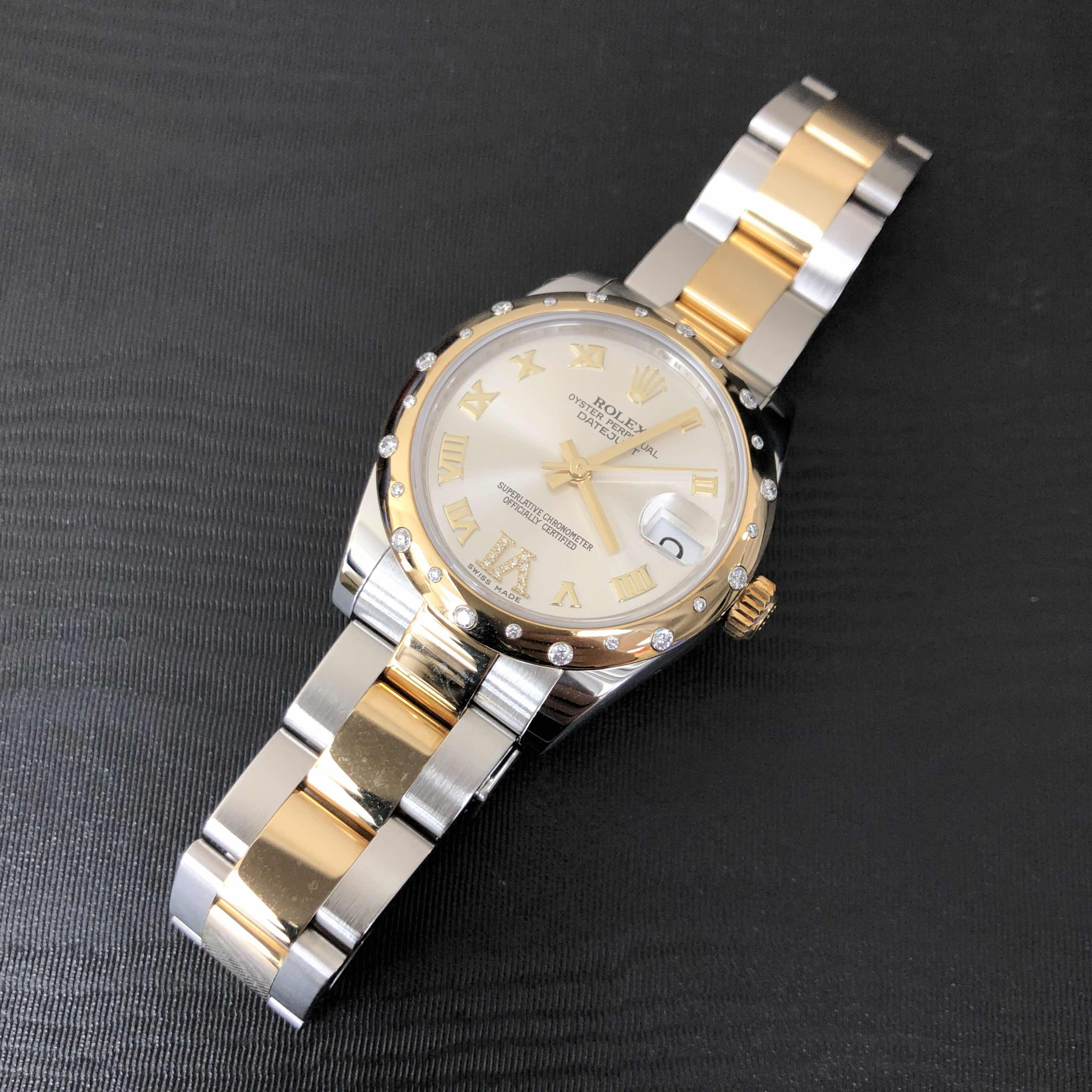 Rolex 178343SVVIDIA_O LADY DATEJUST Automatic 18kt Gold & Diamond & Steel