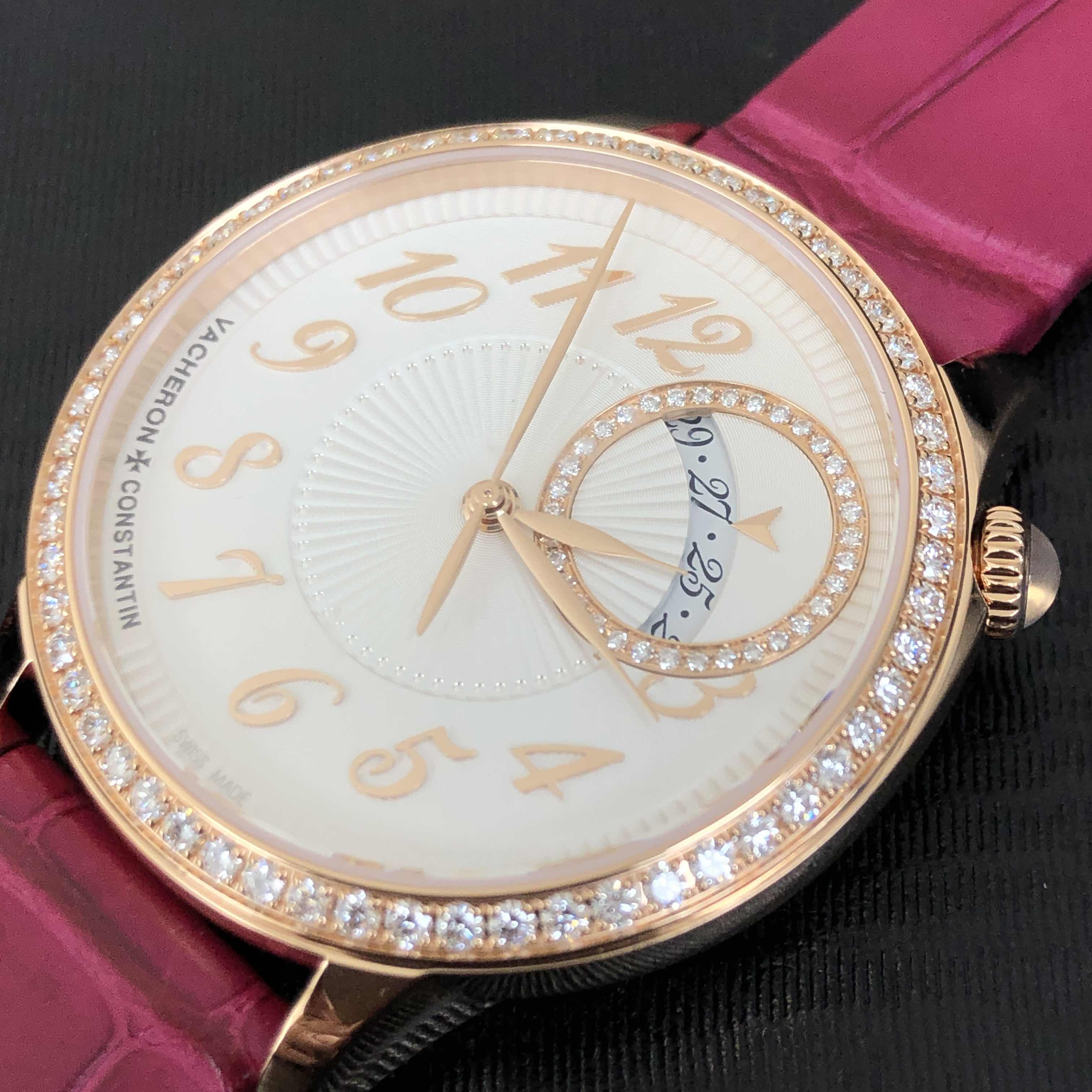 Vacheron Constantin 4605F/000R-B496 EGERIE Automatic 18kt Rose Gold & Diamonds