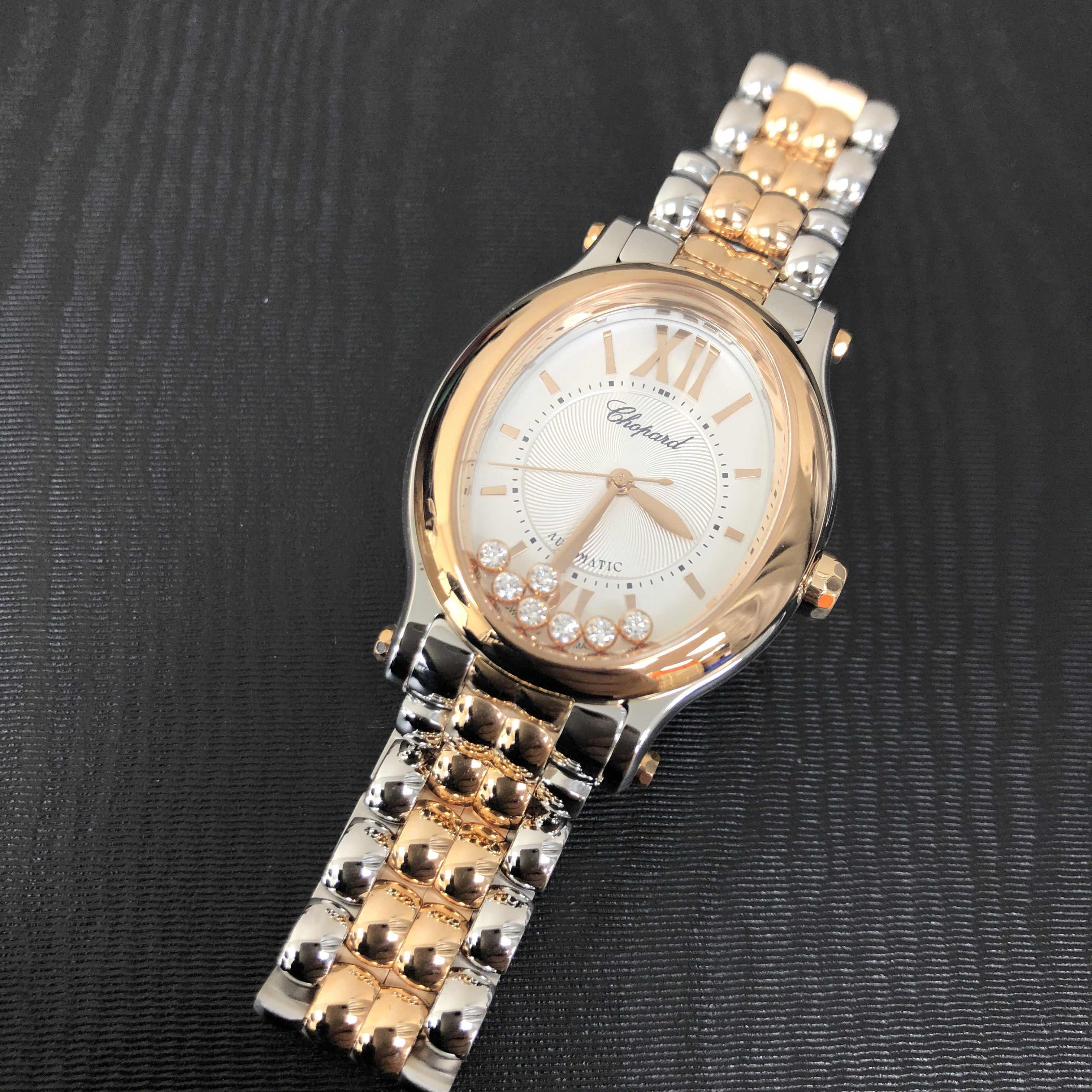 Chopard 278602-6002 HAPPY SPORT Automatic 18kt Rose Gold & Steel