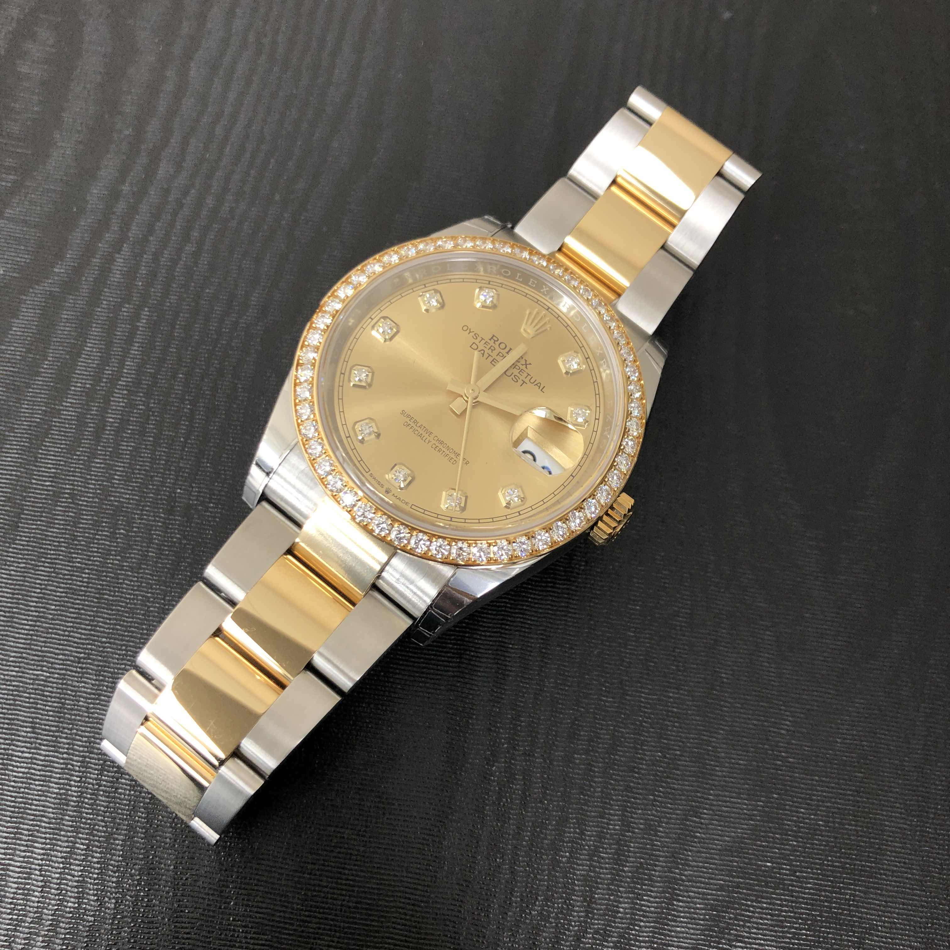 Rolex 126283RBR-0004 DATEJUST Automatic 18kt Gold & Diamond & Steel