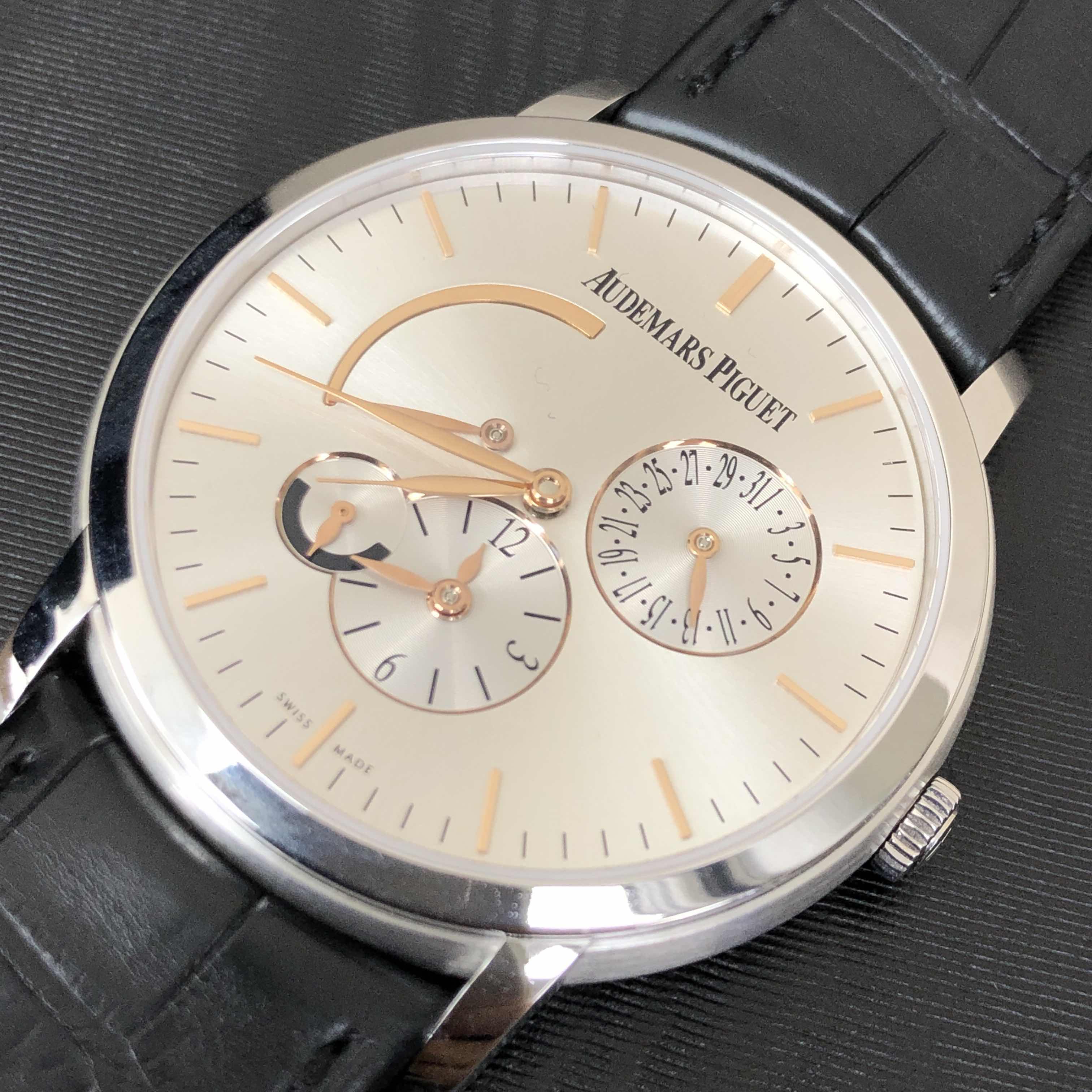 Audemars Piguet 26380BC.OO.D002CR.01 JULES AUDEMARS Automatic 18kt White Gold