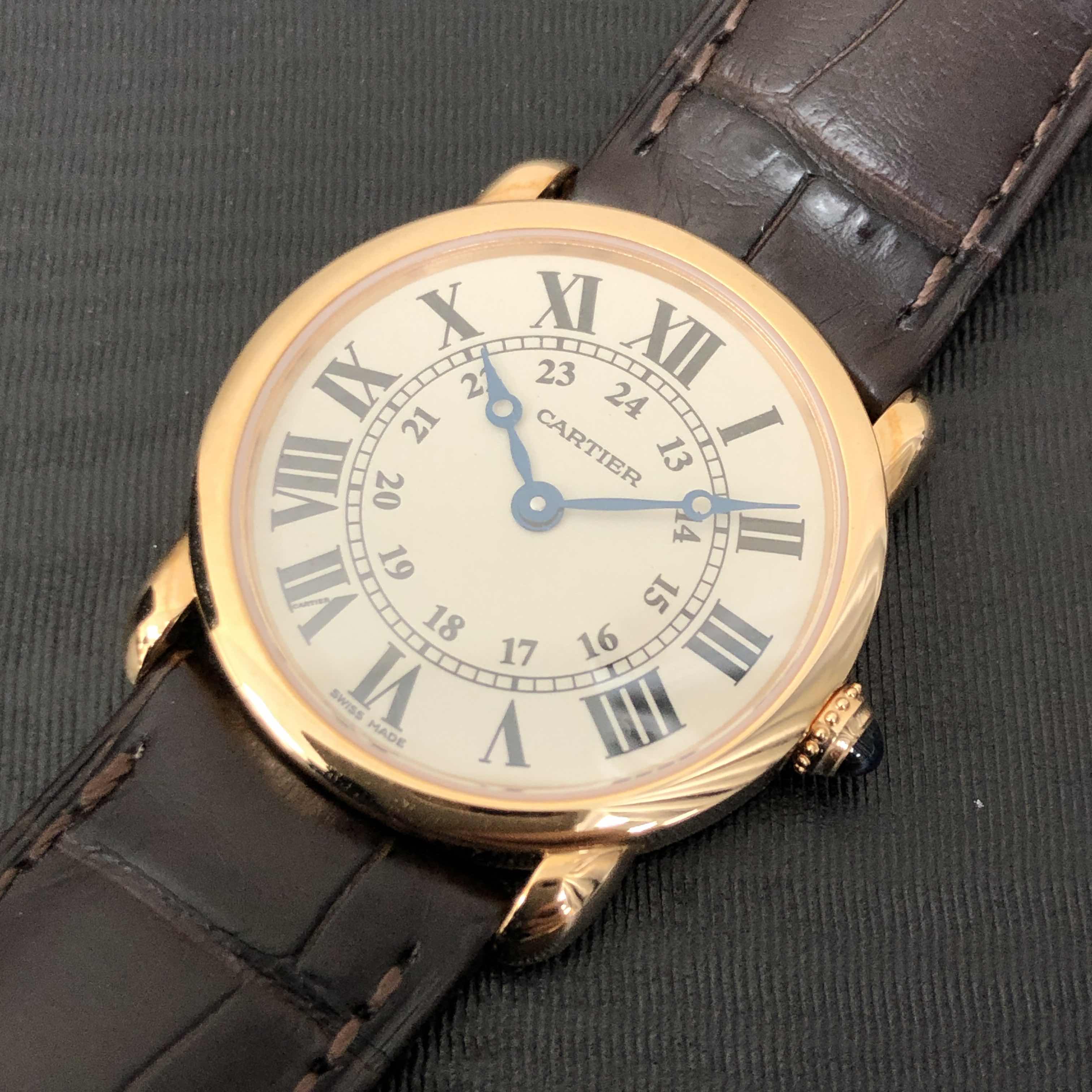 Cartier W6800151 RONDE LOUIS CARTIER Quartz 18kt Rose Gold