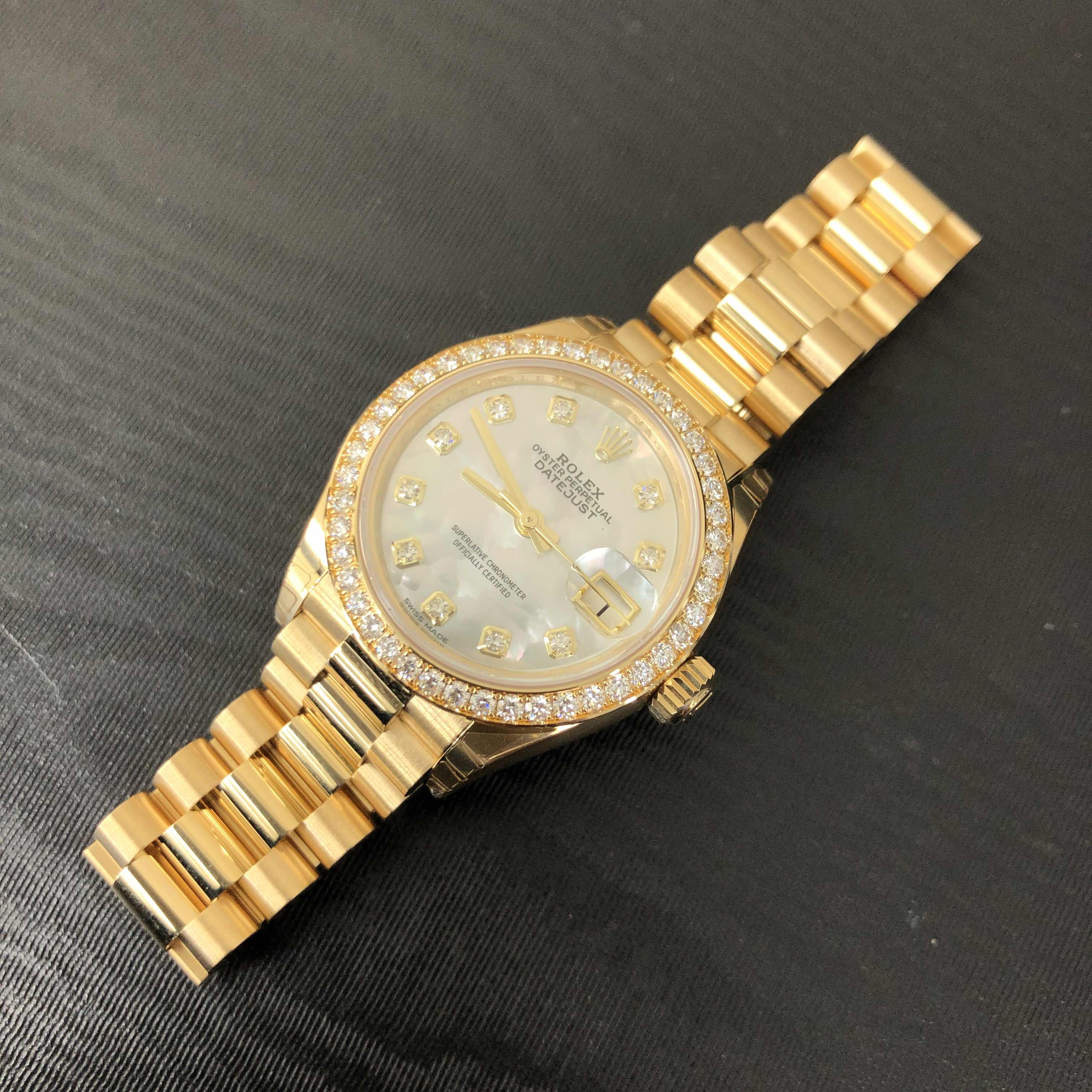 Rolex 279138RBR-0015 LADY DATEJUST Automatic 18kt Gold & Diamond