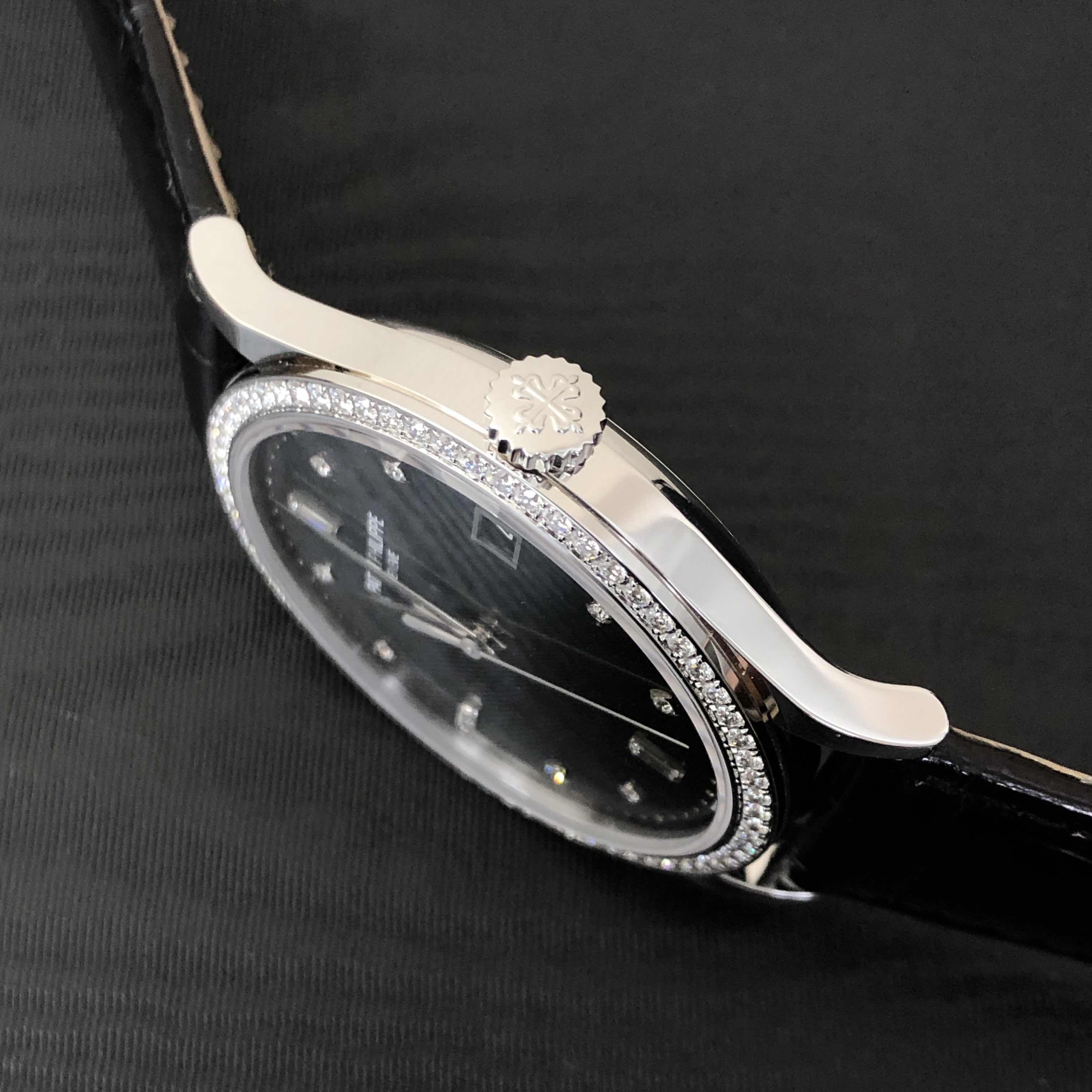 Patek Philippe 5297G-001 CALATRAVA Automatic 18kt White Gold & Diamond