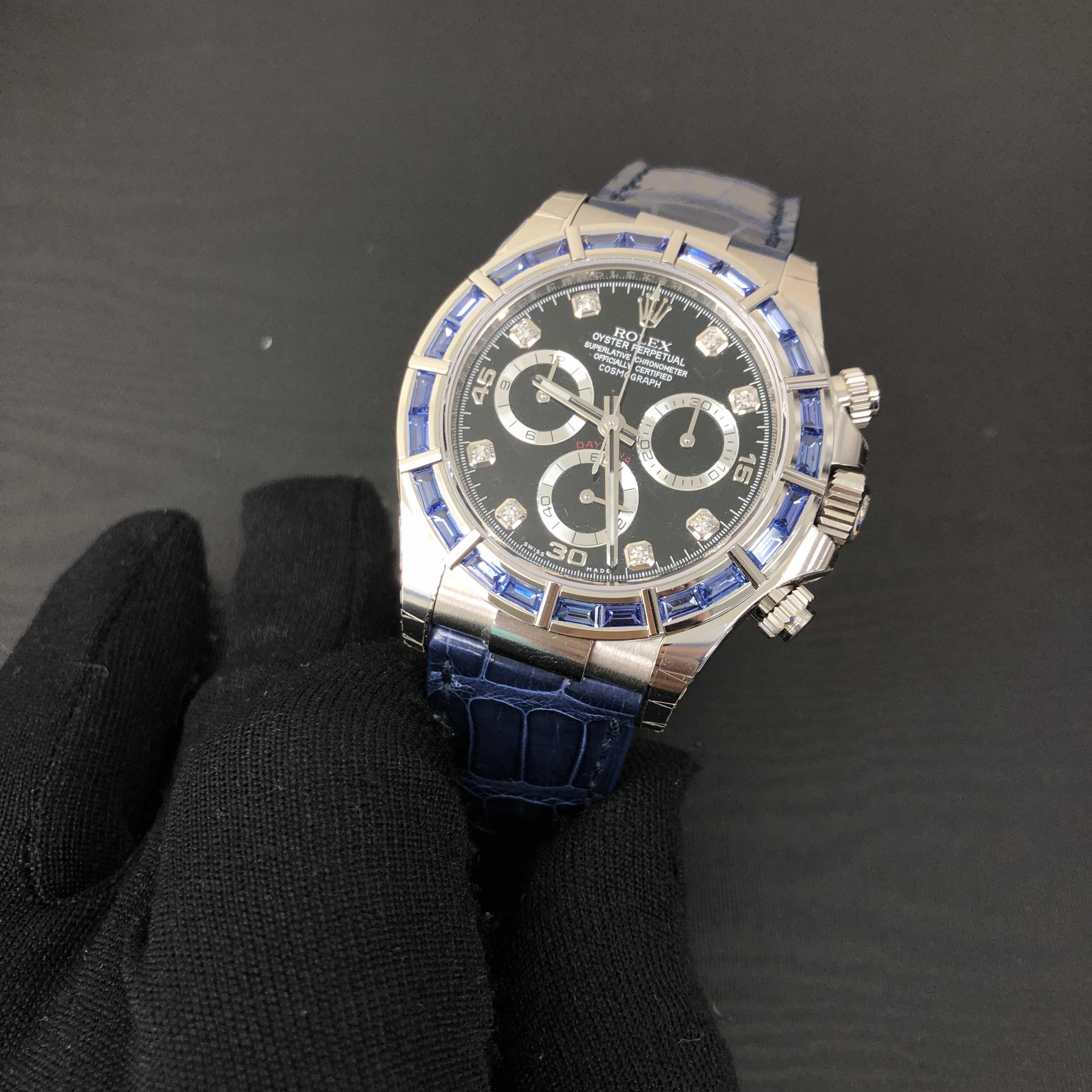 Rolex 116589SACI DAYTONA Automatic 18kt White Gold & Sapphire