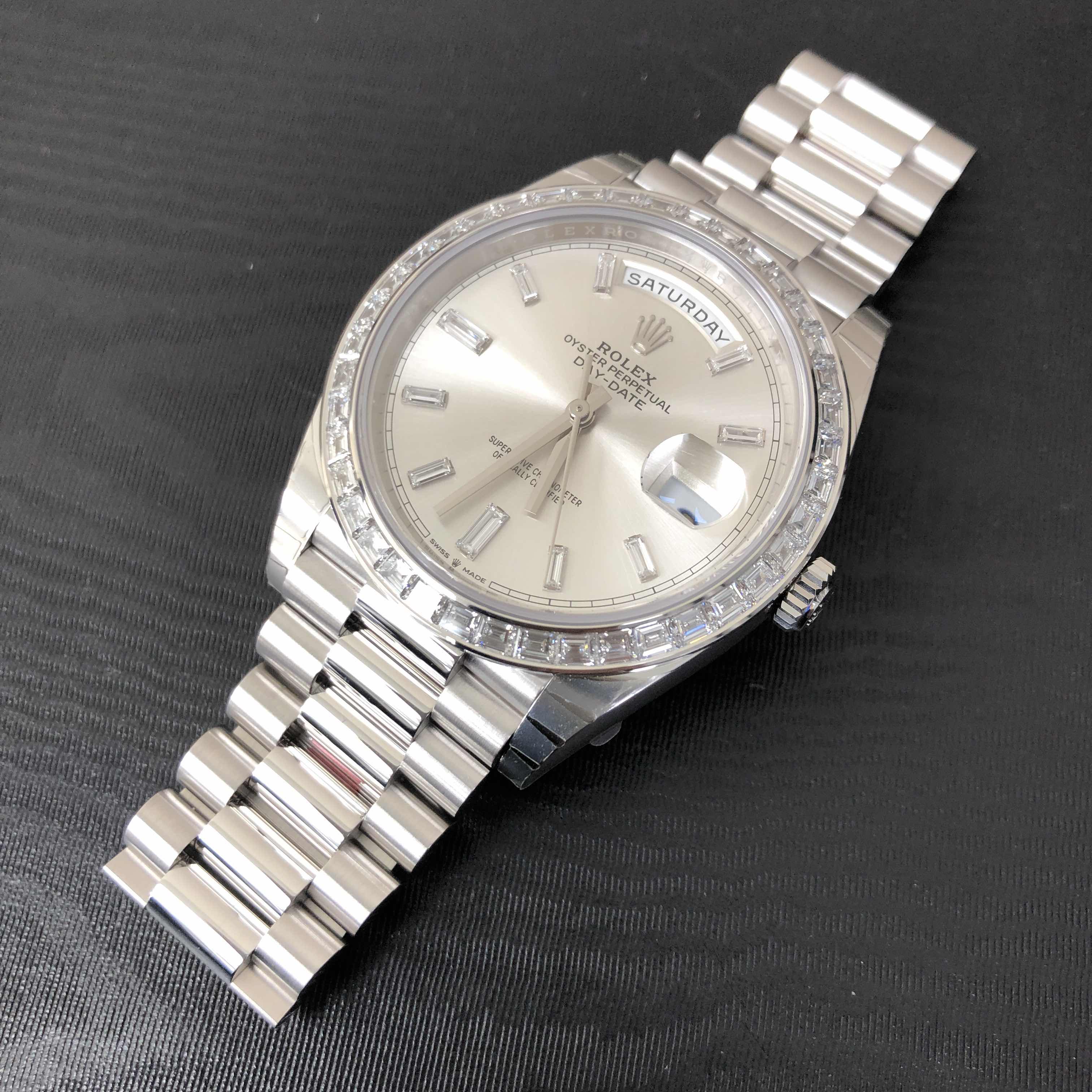 Rolex 228396TBR-0011 DAY-DATE Automatic 950 Platinum & Diamonds