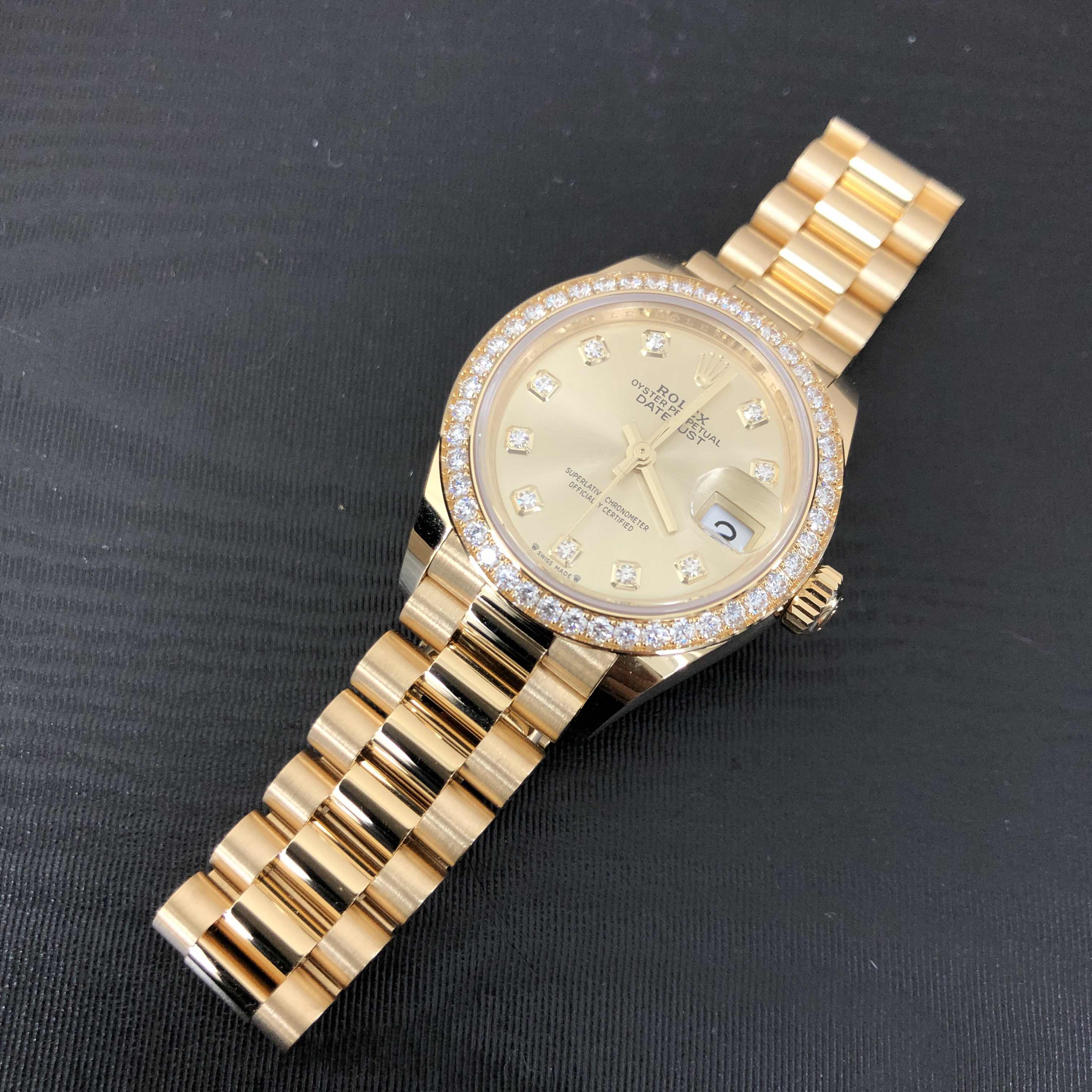 Rolex 279138RBR-0023 LADY DATEJUST Automatic 18kt Gold & Diamond