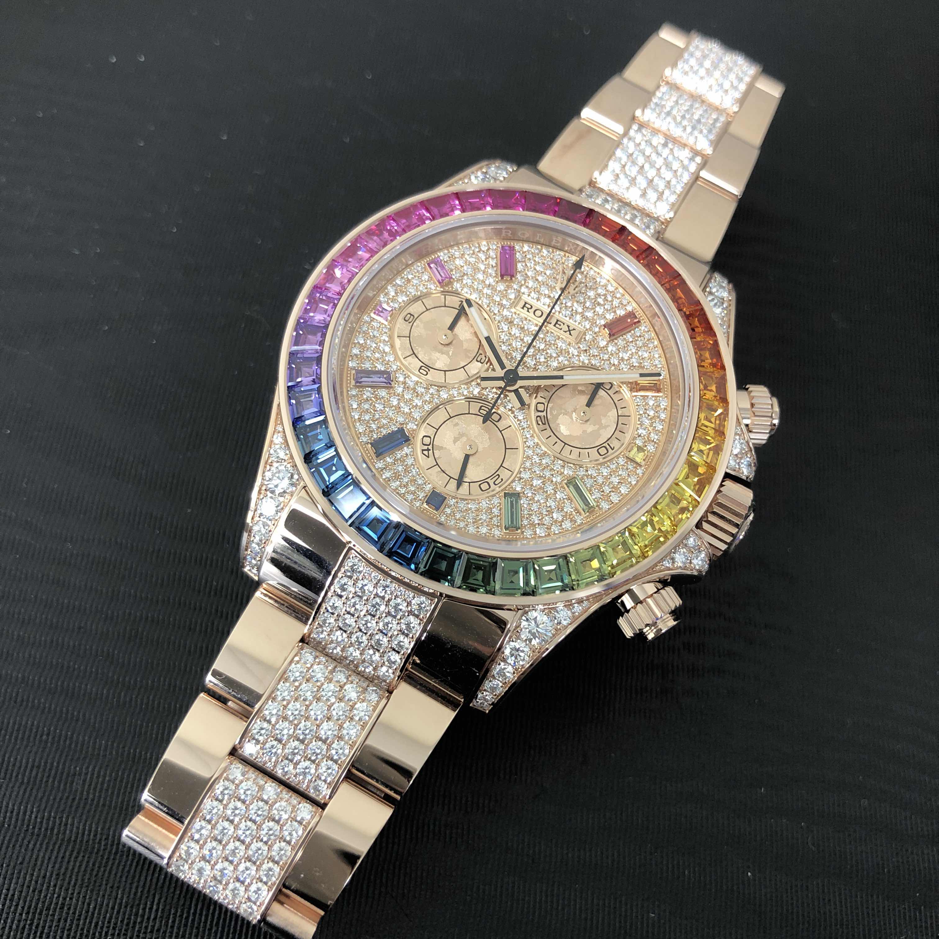 Rolex 116595RBOW-0002 DAYTONA Automatic 18kt Rose Gold & Sapphire