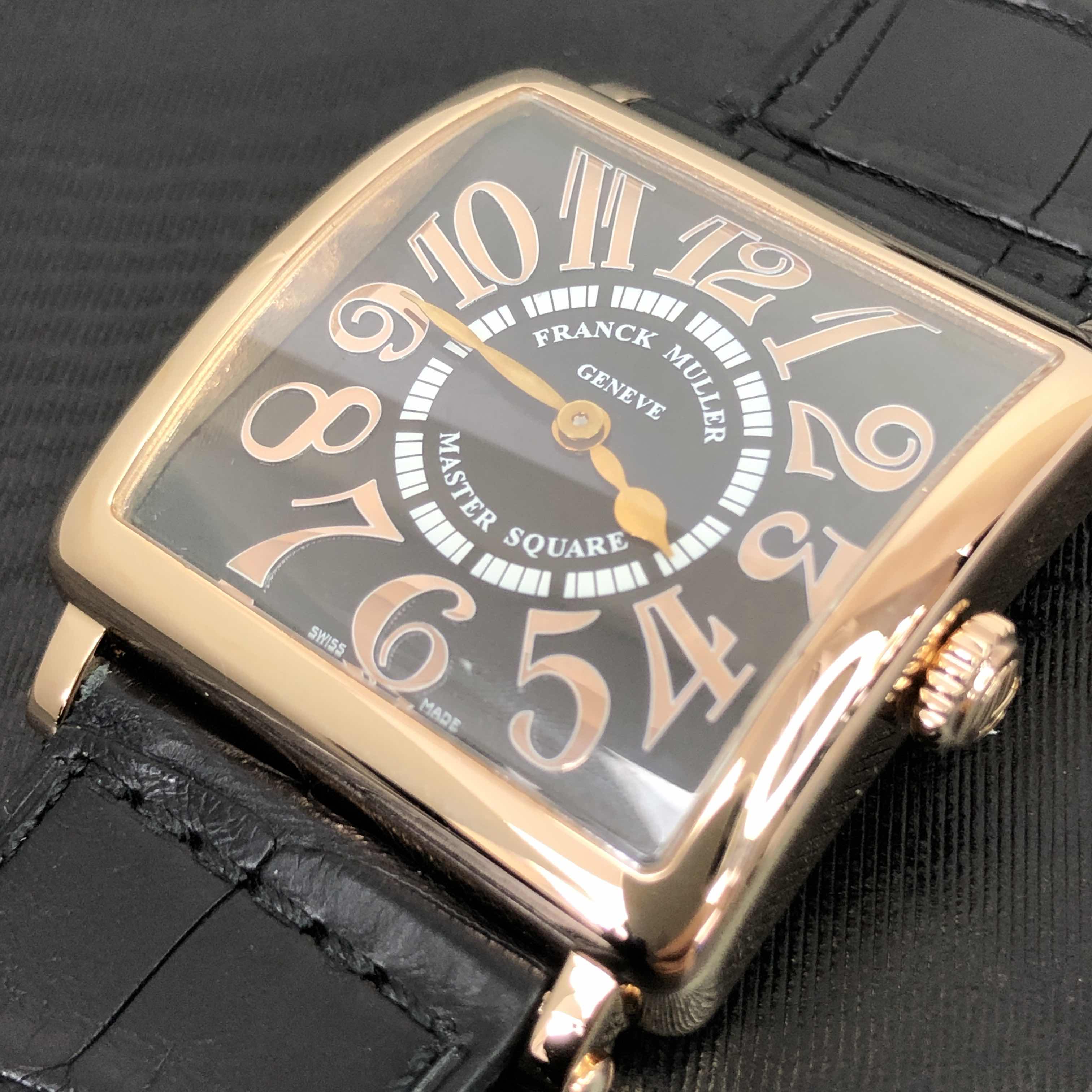 Franck Muller 6002 M QZ REL V (5N) MASTER SQUARE Quartz 18kt Rose Gold