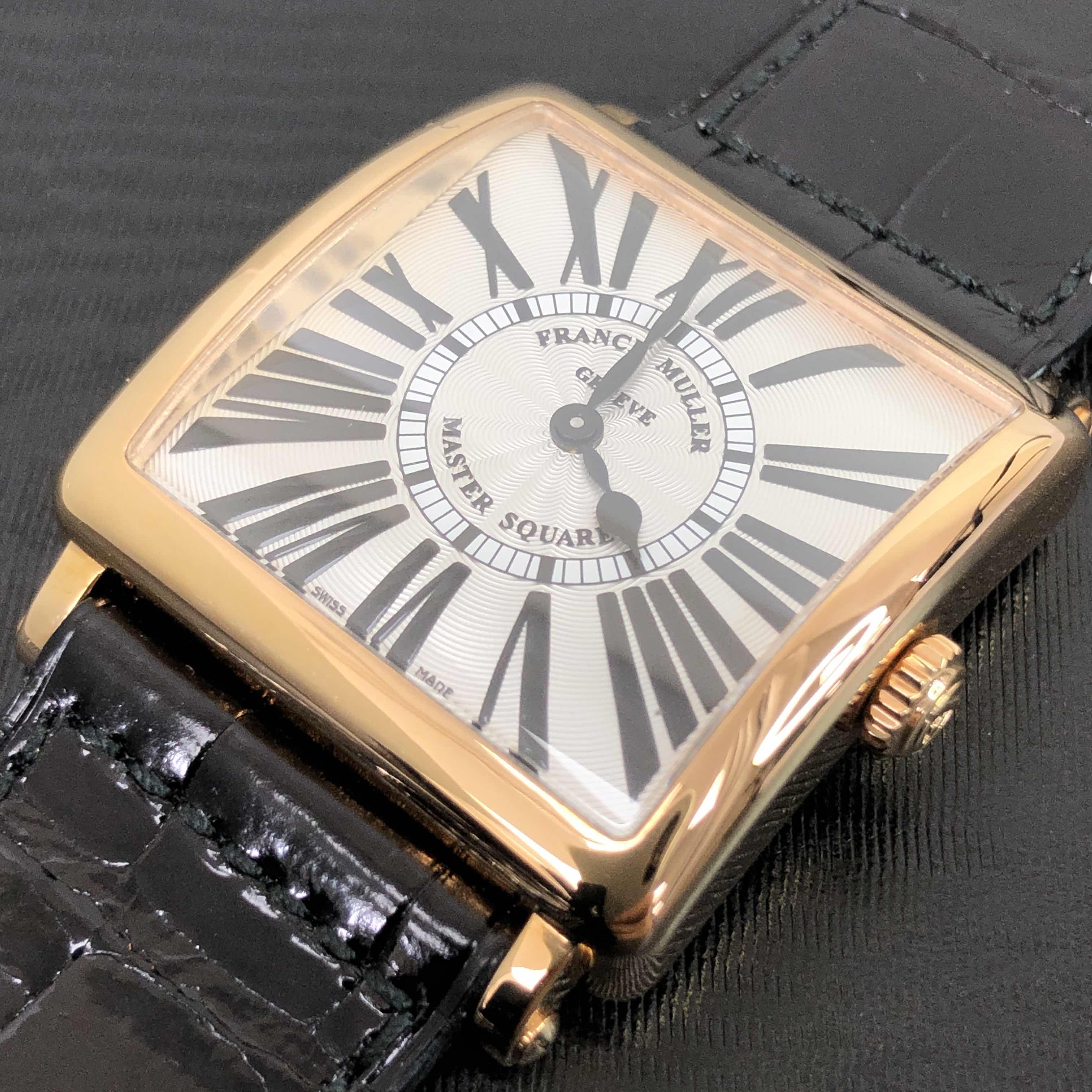 Franck Muller 6002 M QZ R (5N) MASTER SQUARE Quartz 18kt Rose Gold