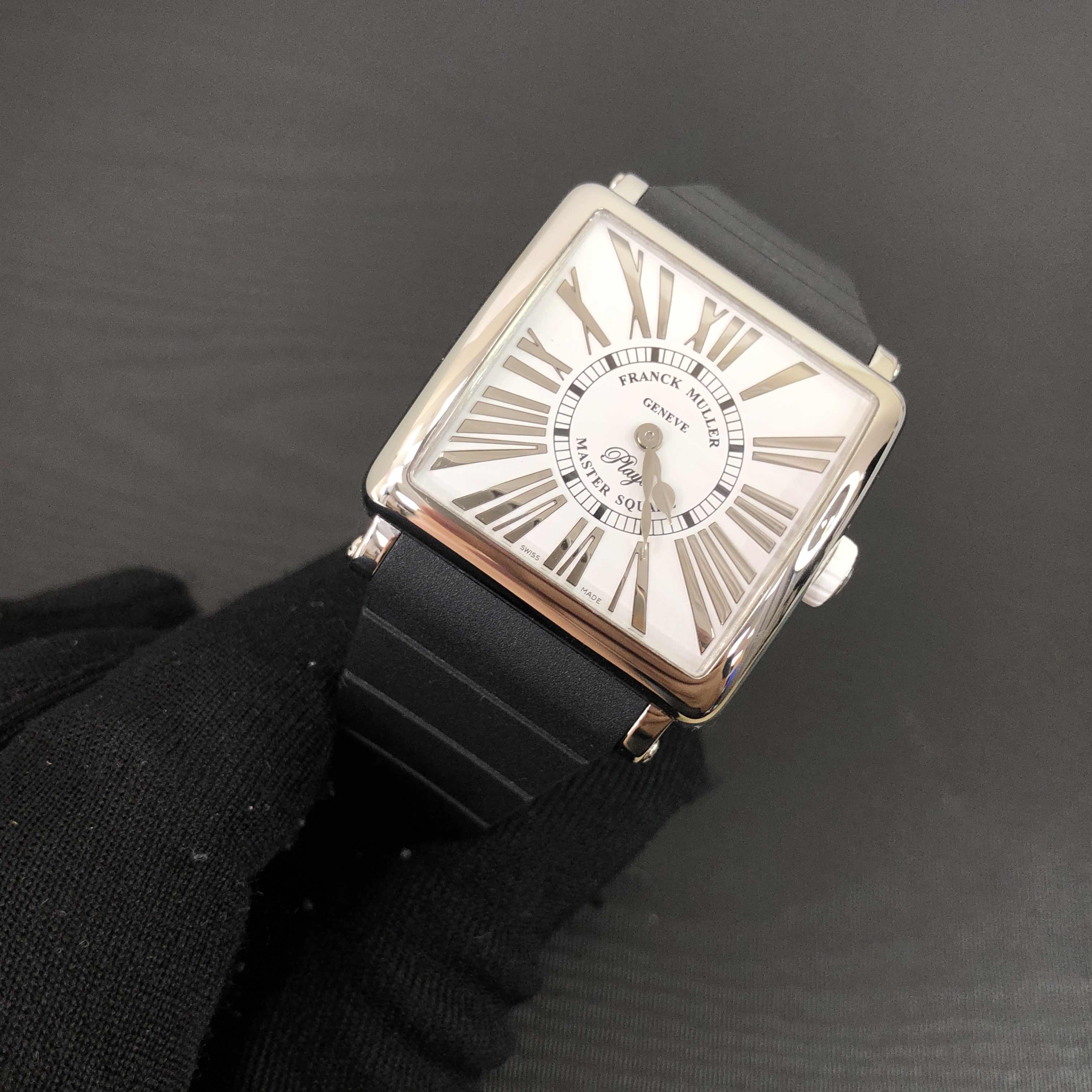 Franck Muller 6002 M QZ REL R PLY (AC)-WT MASTER SQUARE Quartz Stainless Steel