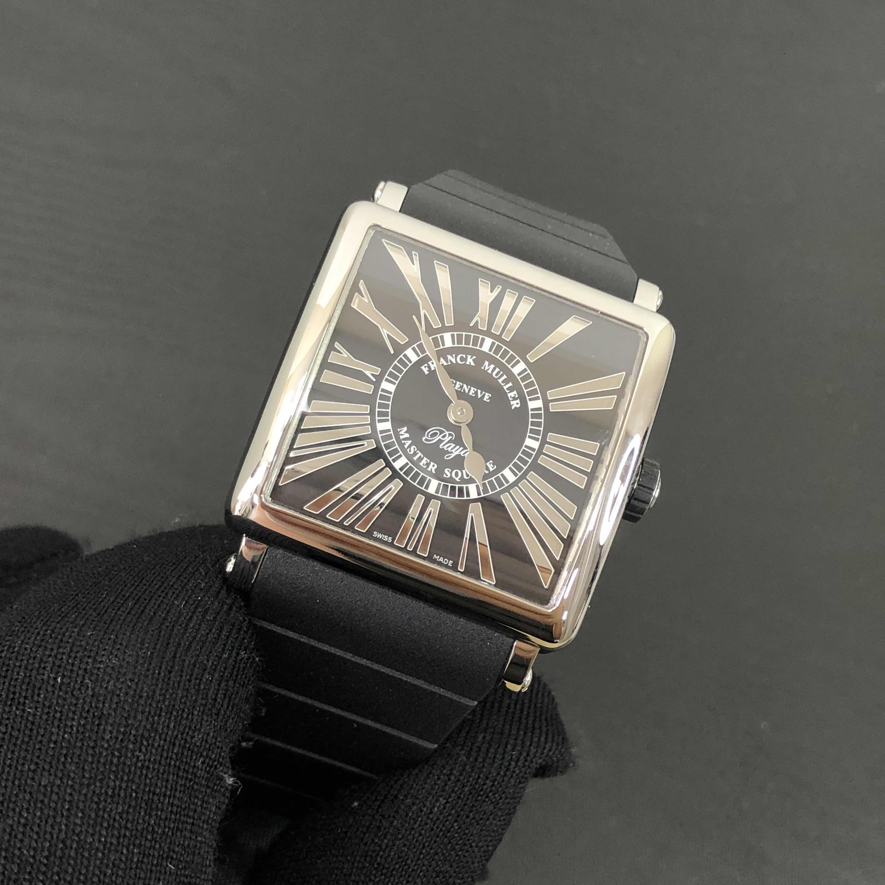 Franck Muller 6002 M QZ REL R PLY (AC)-BK MASTER SQUARE Quartz Stainless Steel