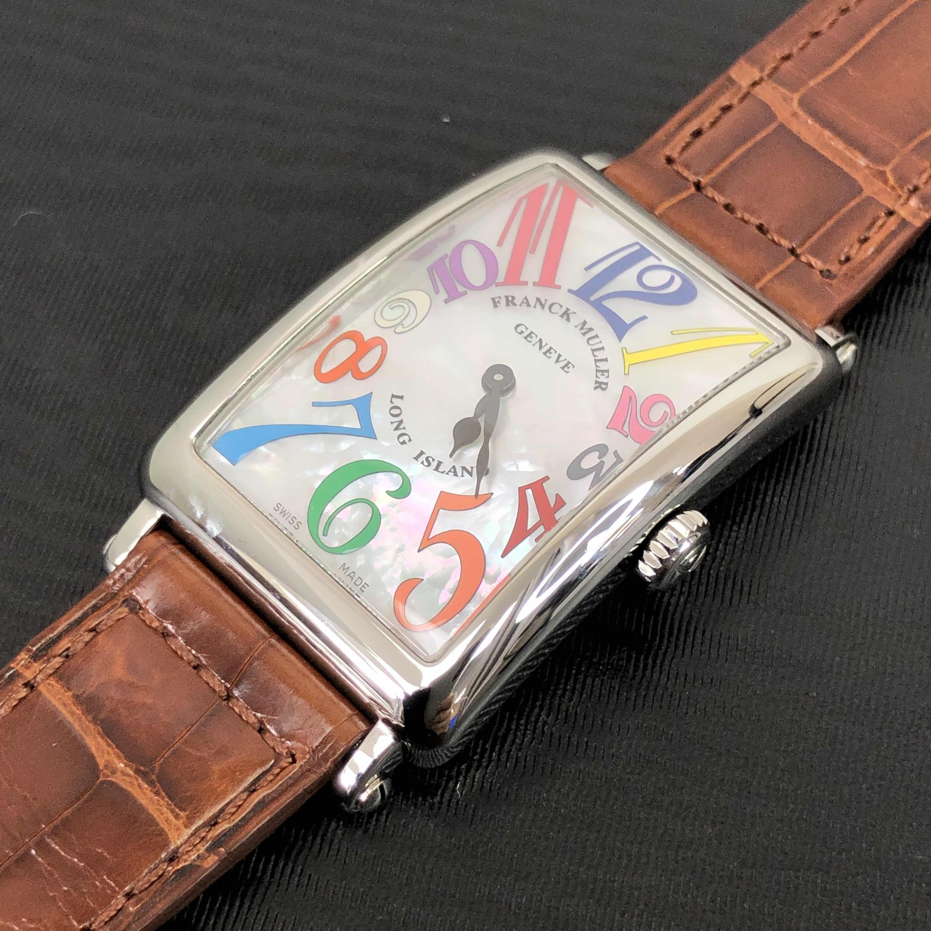 Franck Muller 952 QZ COL DRM MOP (AC) LONG ISLAND Quartz Stainless Steel