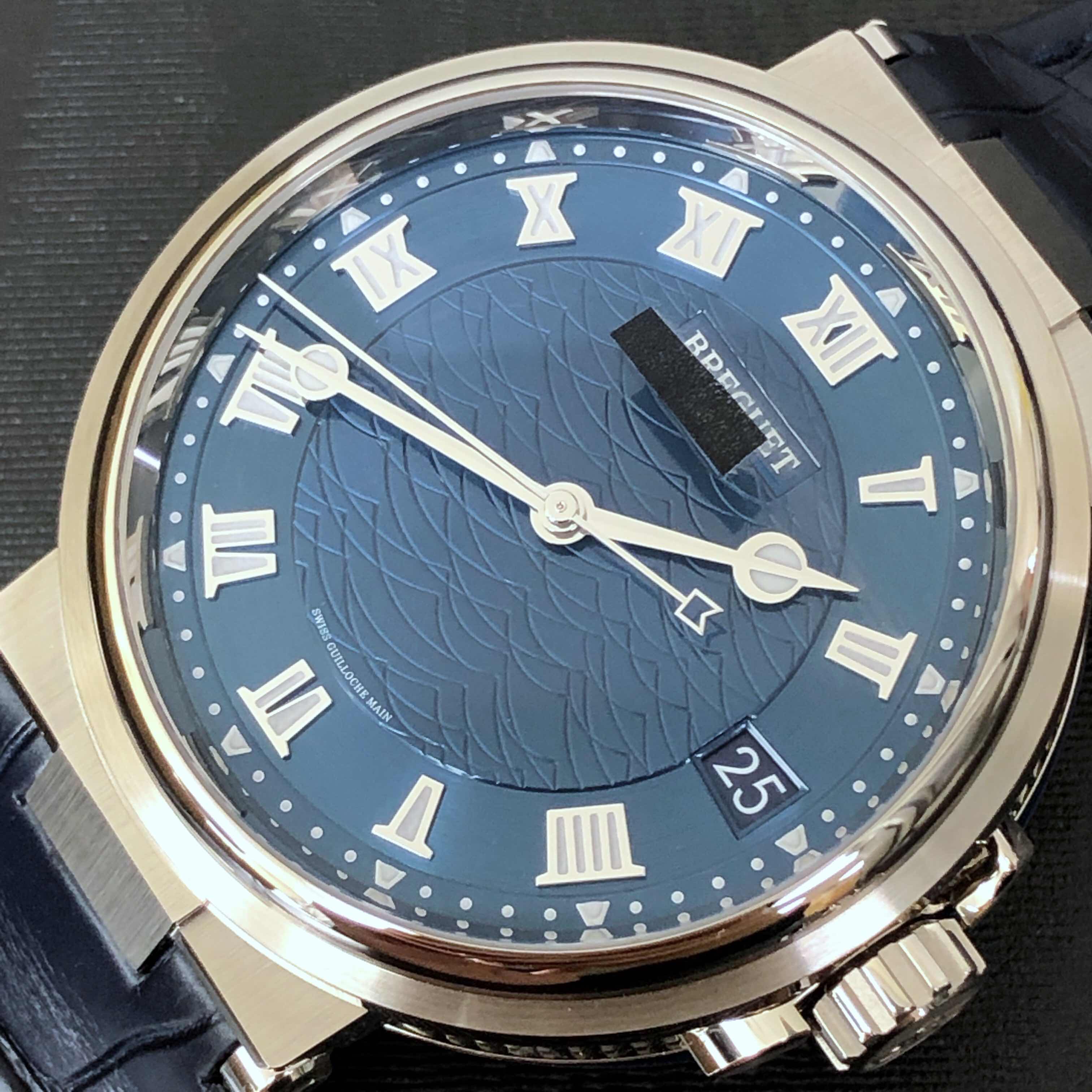 Breguet 5517BB/Y2/9ZU MARINE Automatic 18kt White Gold