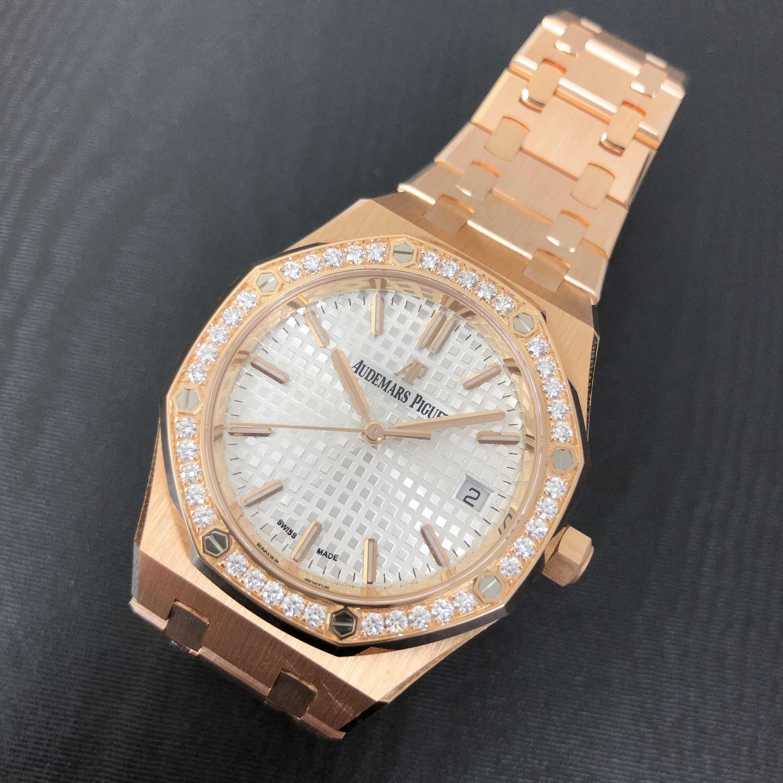 Audemars Piguet 77351OR.ZZ.1261OR.01 Automatic 18kt Rose Gold & Diamonds