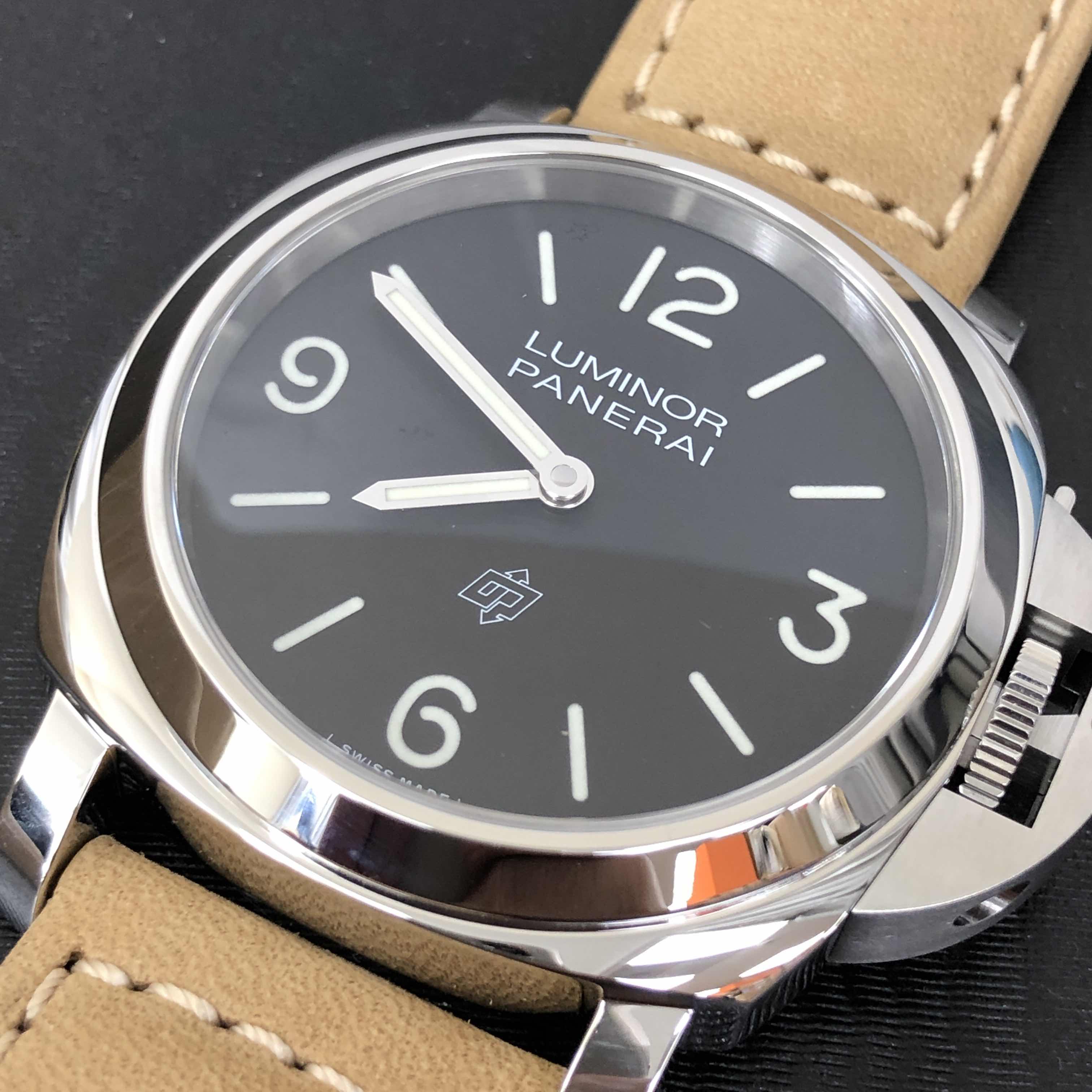 Panerai PAM01086 LUMINOR LOGO Manual Wind Stainless Steel
