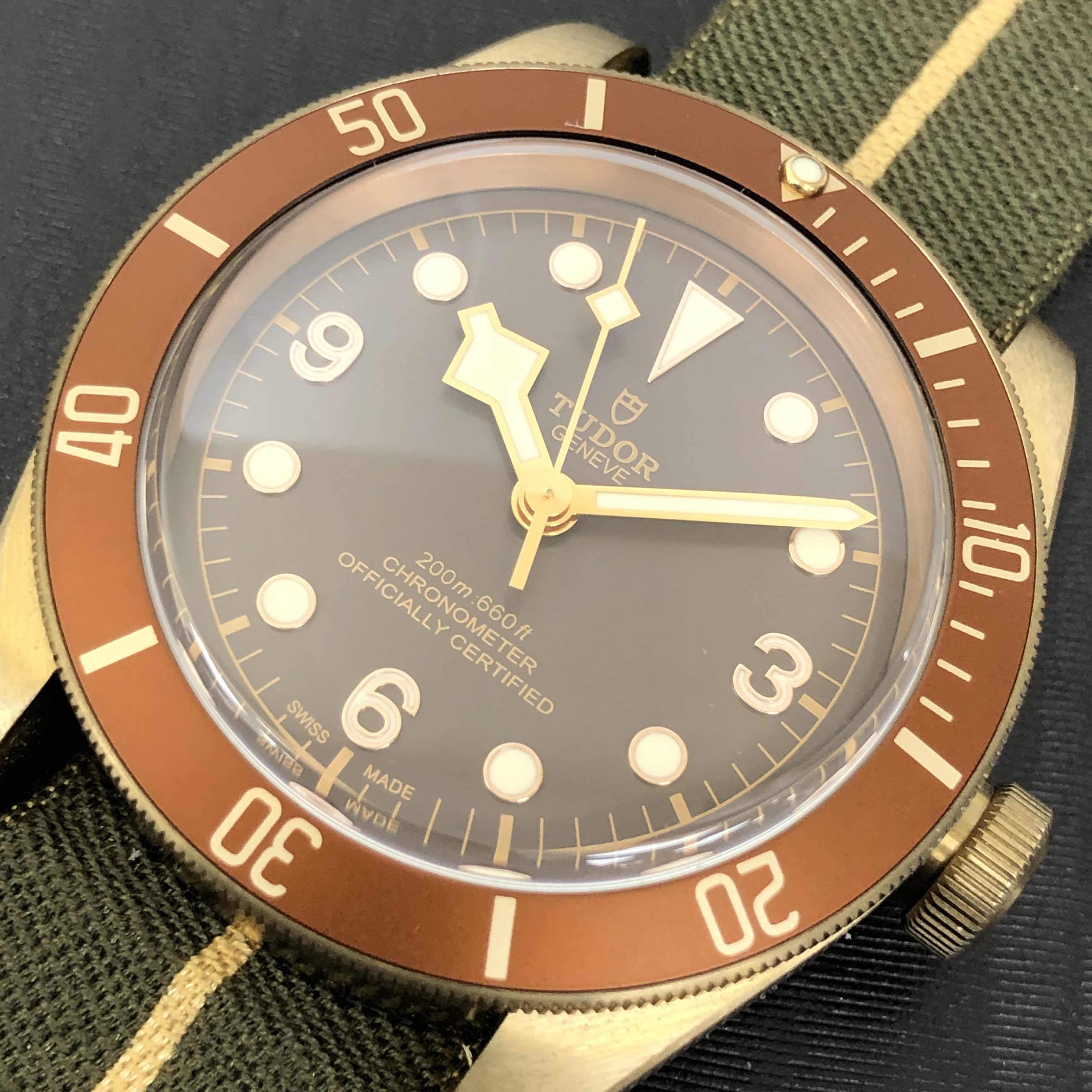 Tudor 79250BM-CANVAS STRAP (DISCONTINUED) BLACK BAY BRONZE Automatic Bronze