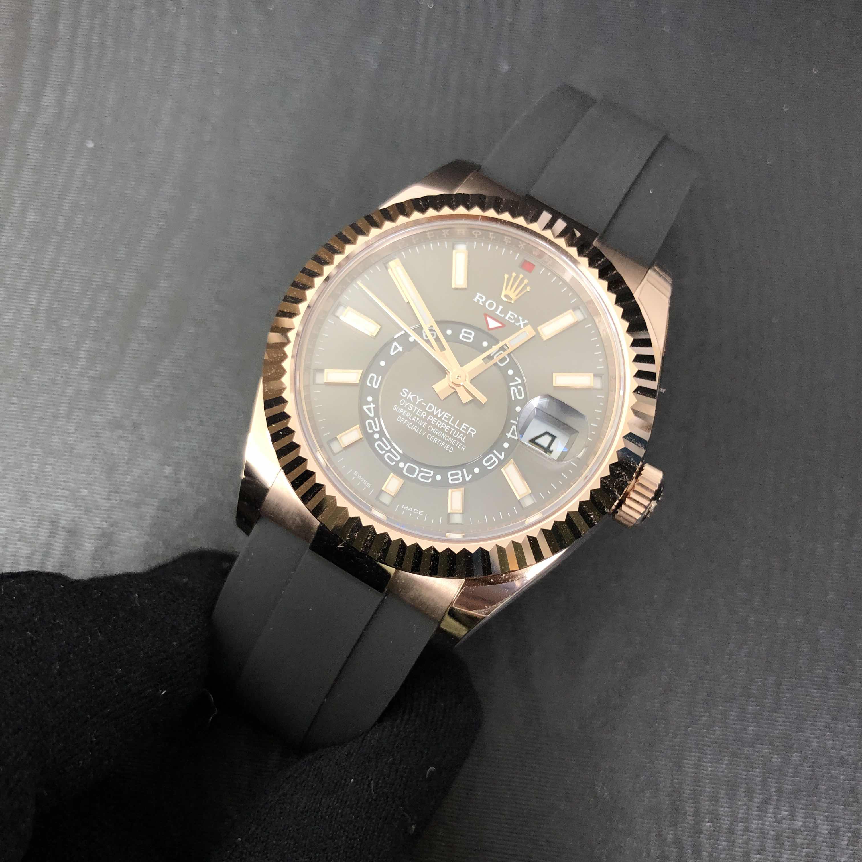 Rolex 326235-0006 SKY-DWELLER Automatic 18kt Rose Gold