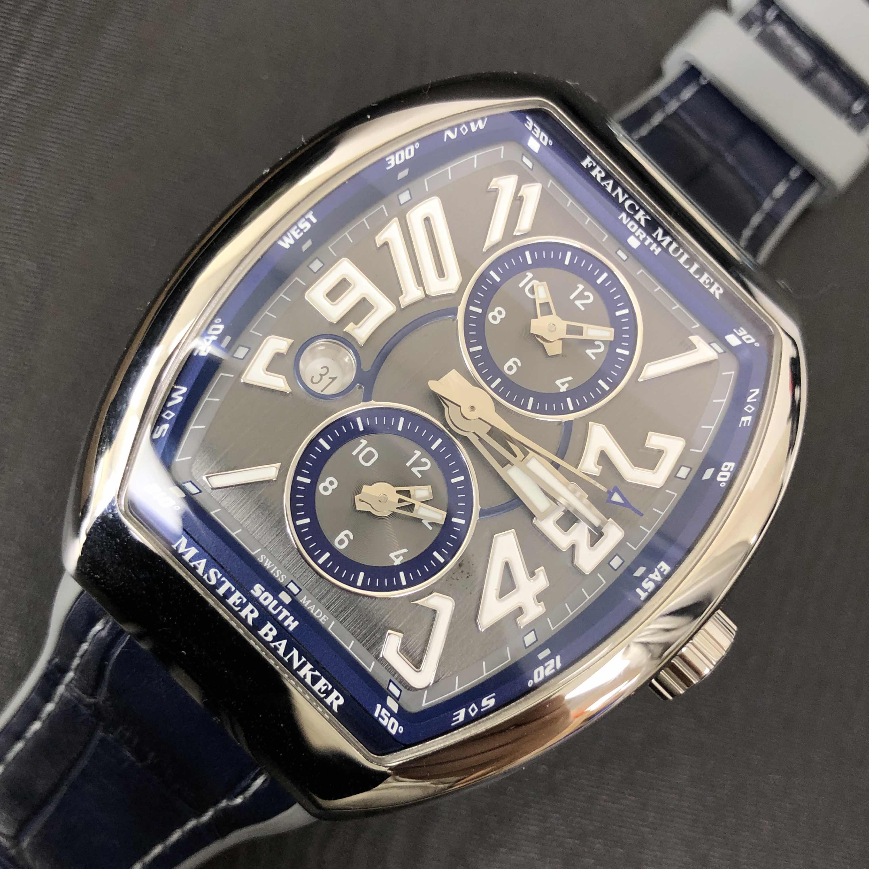 Franck Muller V 45 MB SC DT (AC.BU) VANGUARD Automatic Stainless Steel