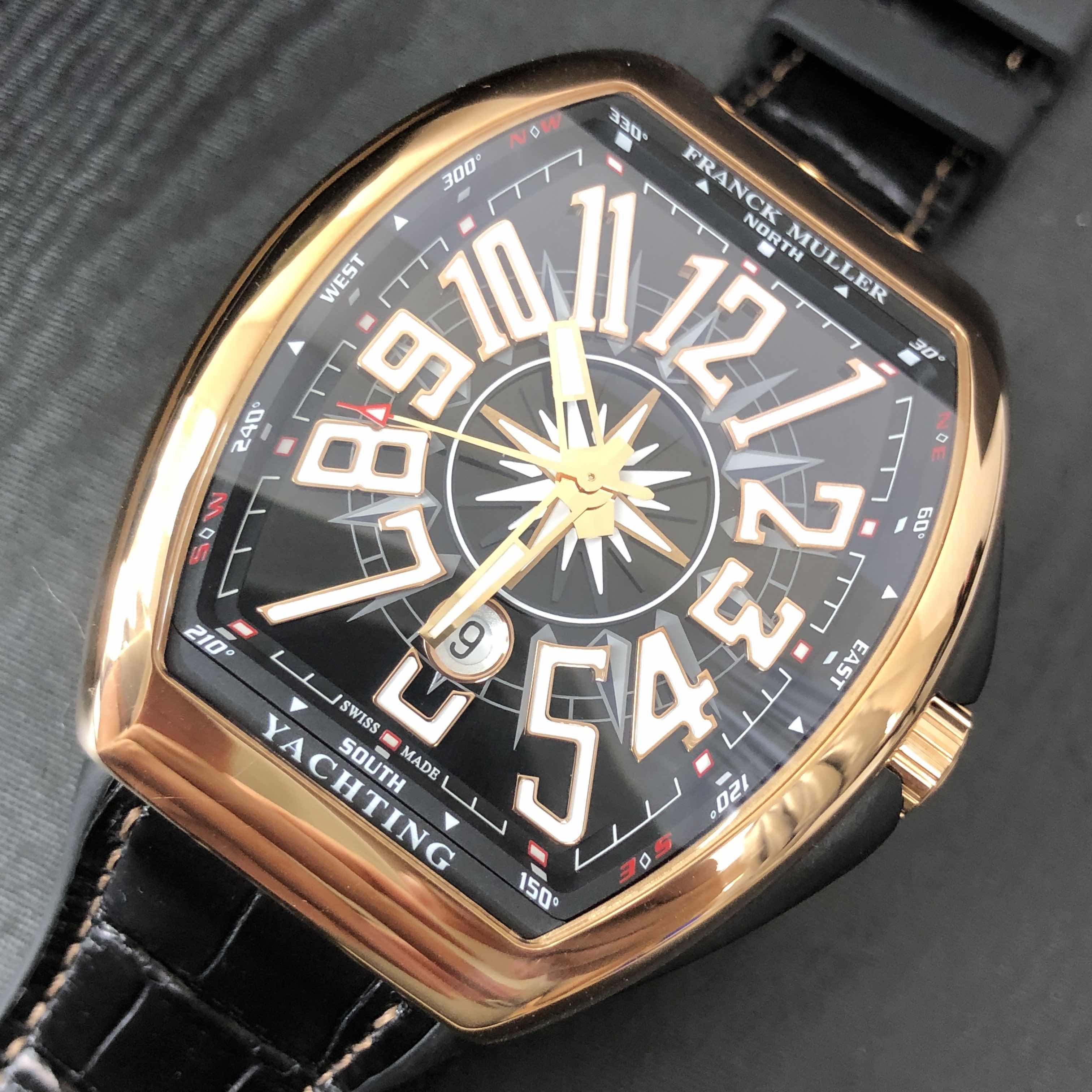 Franck Muller V 45 SC DT YACHTING (5N.BL) VANGUARD Automatic 18kt Rose Gold