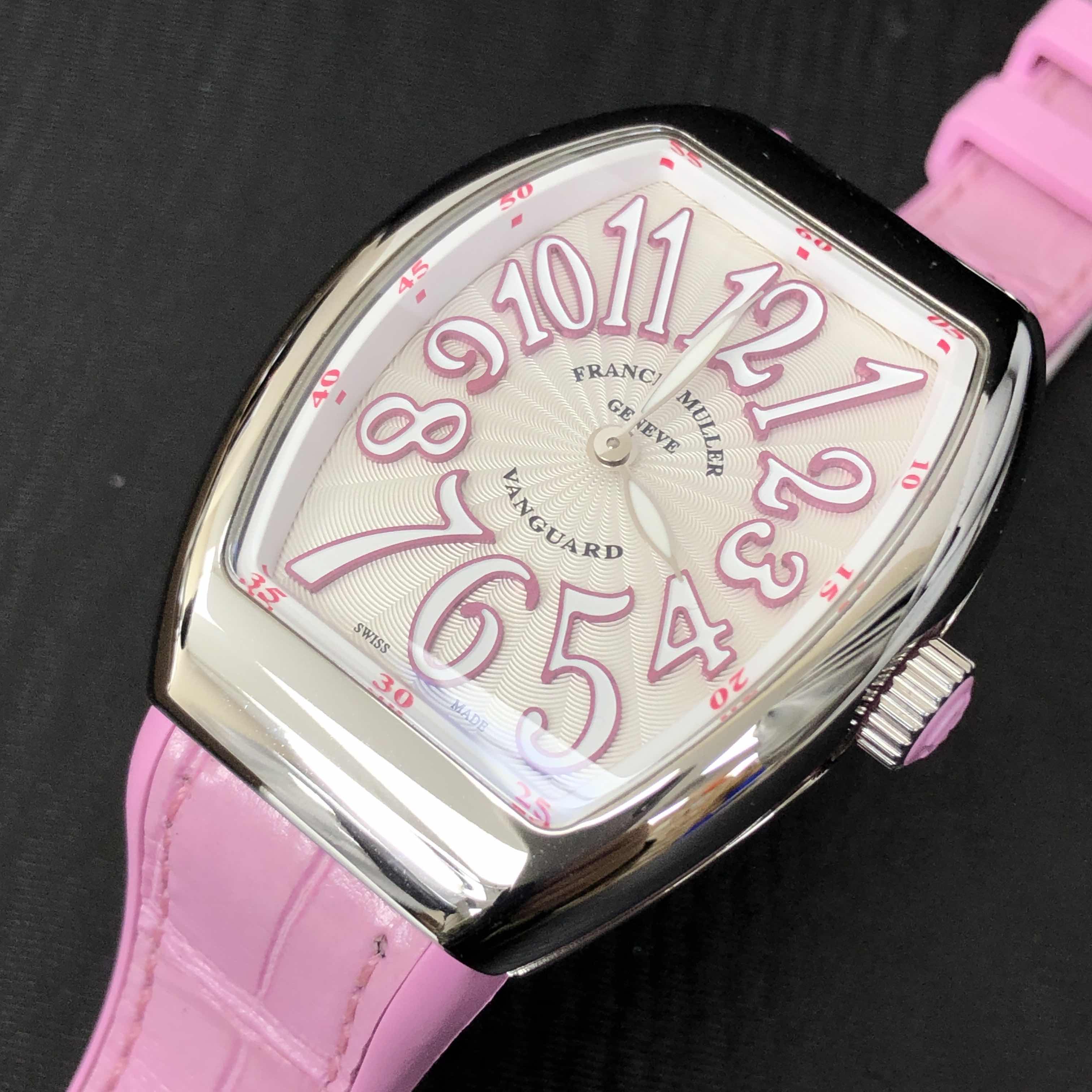 Franck Muller V 35 QZ (AC.RG) VANGUARD Quartz Stainless Steel