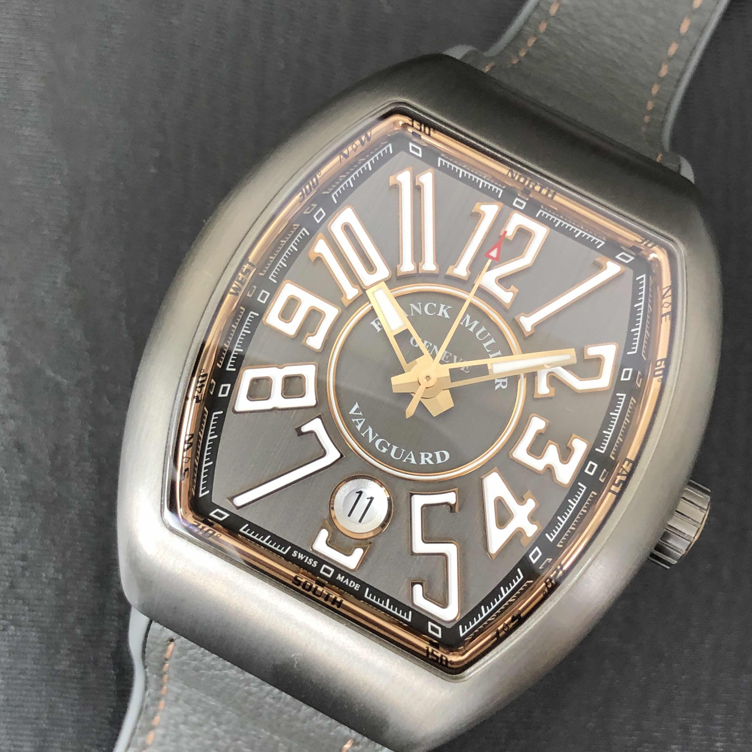 Franck Muller V 41 SC DT TT BR(5N) VANGUARD Automatic Stainless Steel