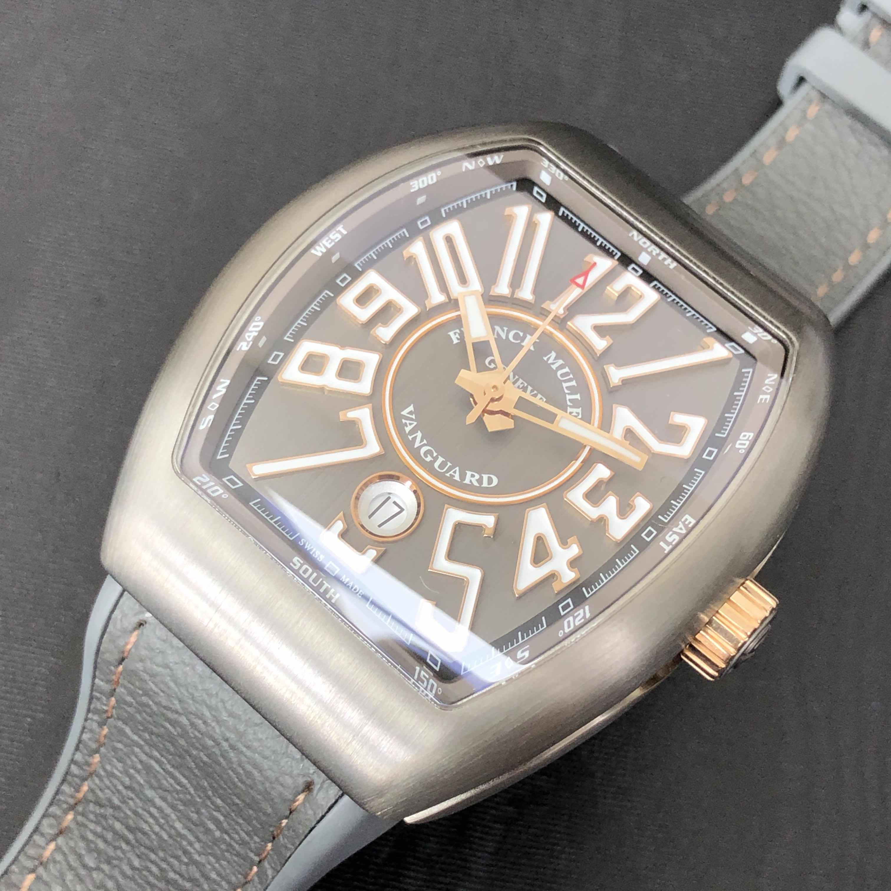 Franck Muller V 41 SC DT TT BR STG VANGUARD Automatic Stainless Steel