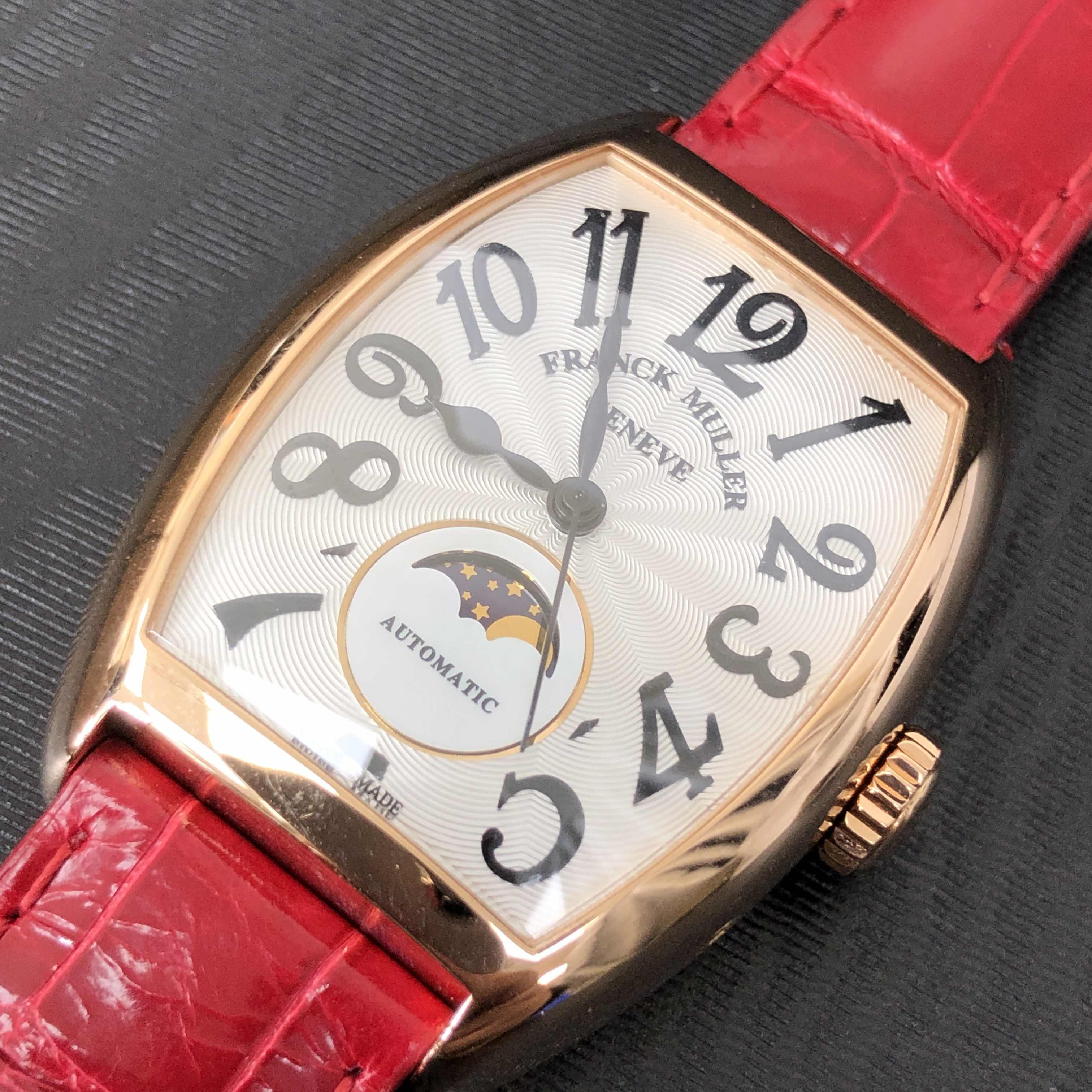 Franck Muller 7500 SC AT FO L(5N.RG) CINTREE CURVEX Automatic 18kt Rose Gold