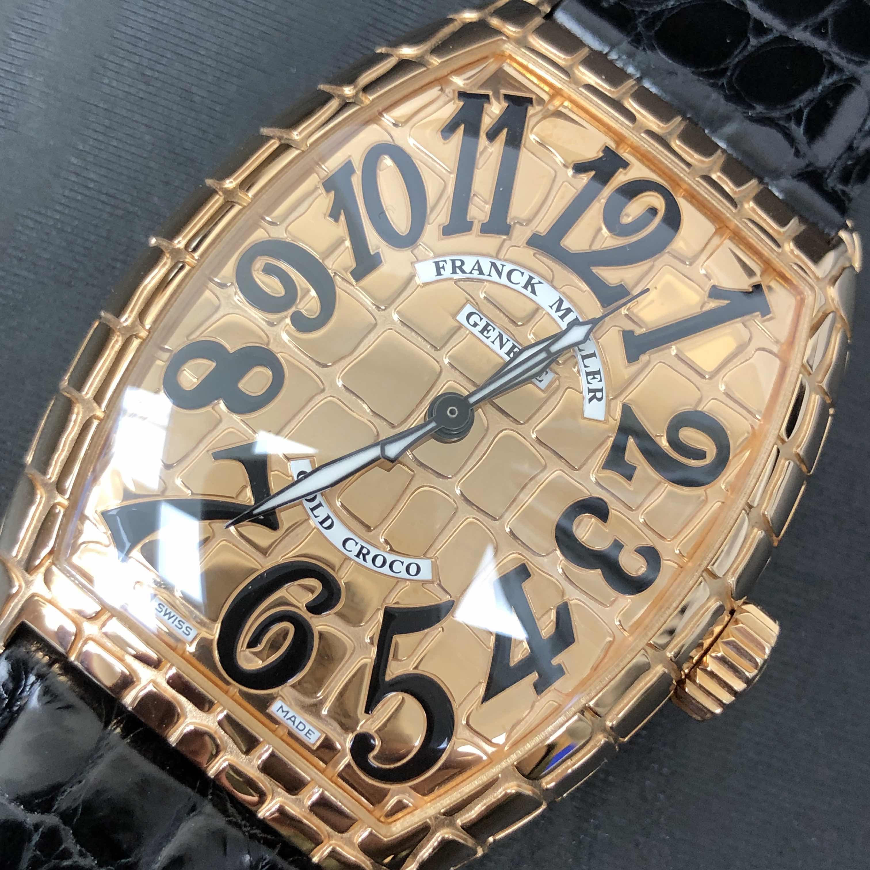 Franck Muller 7880 B SC GOLD CRO (5N) CINTREE CURVEX Automatic 18kt Rose Gold