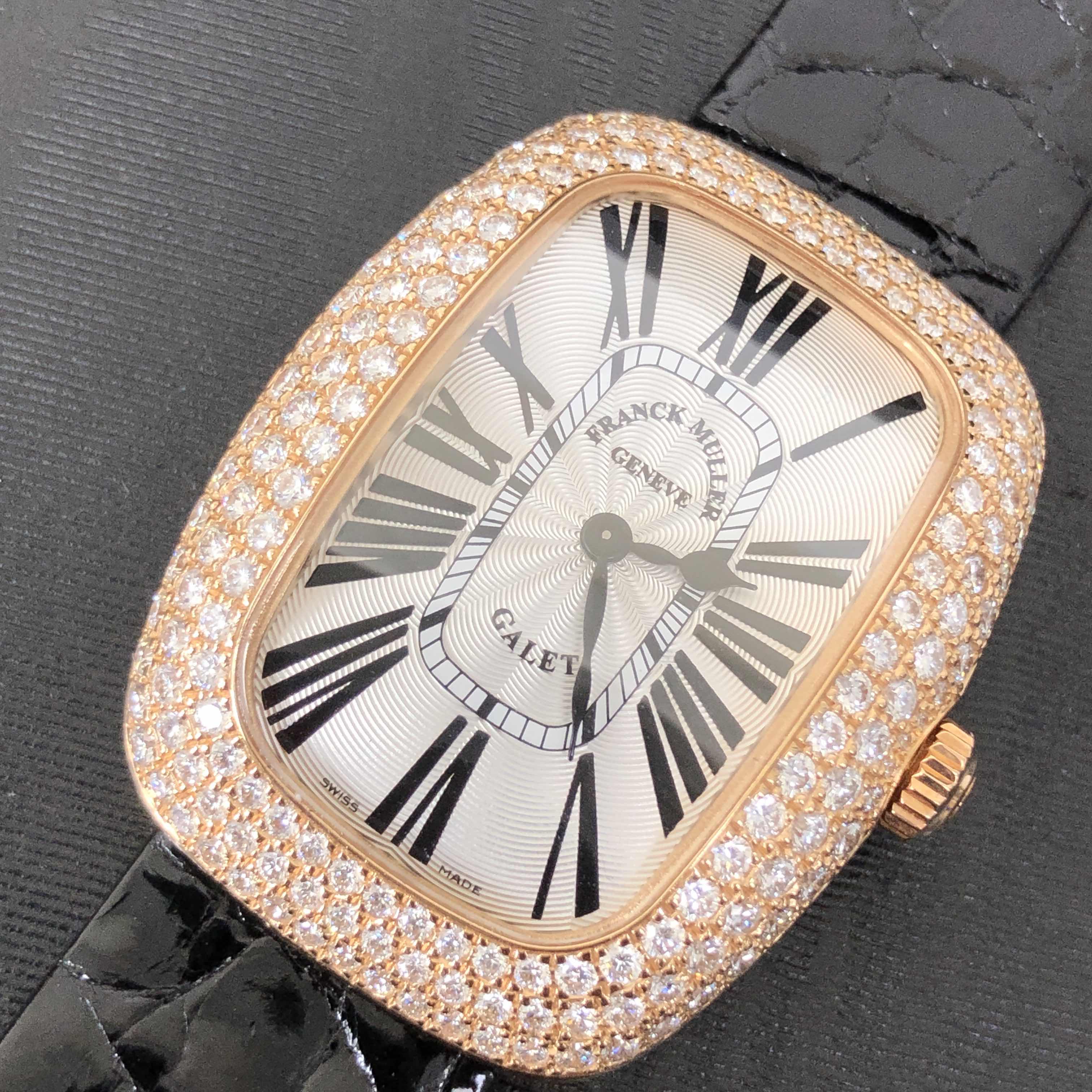 Franck Muller 3002 L QZ R D3 (5N) GALET Quartz 18kt Rose Gold