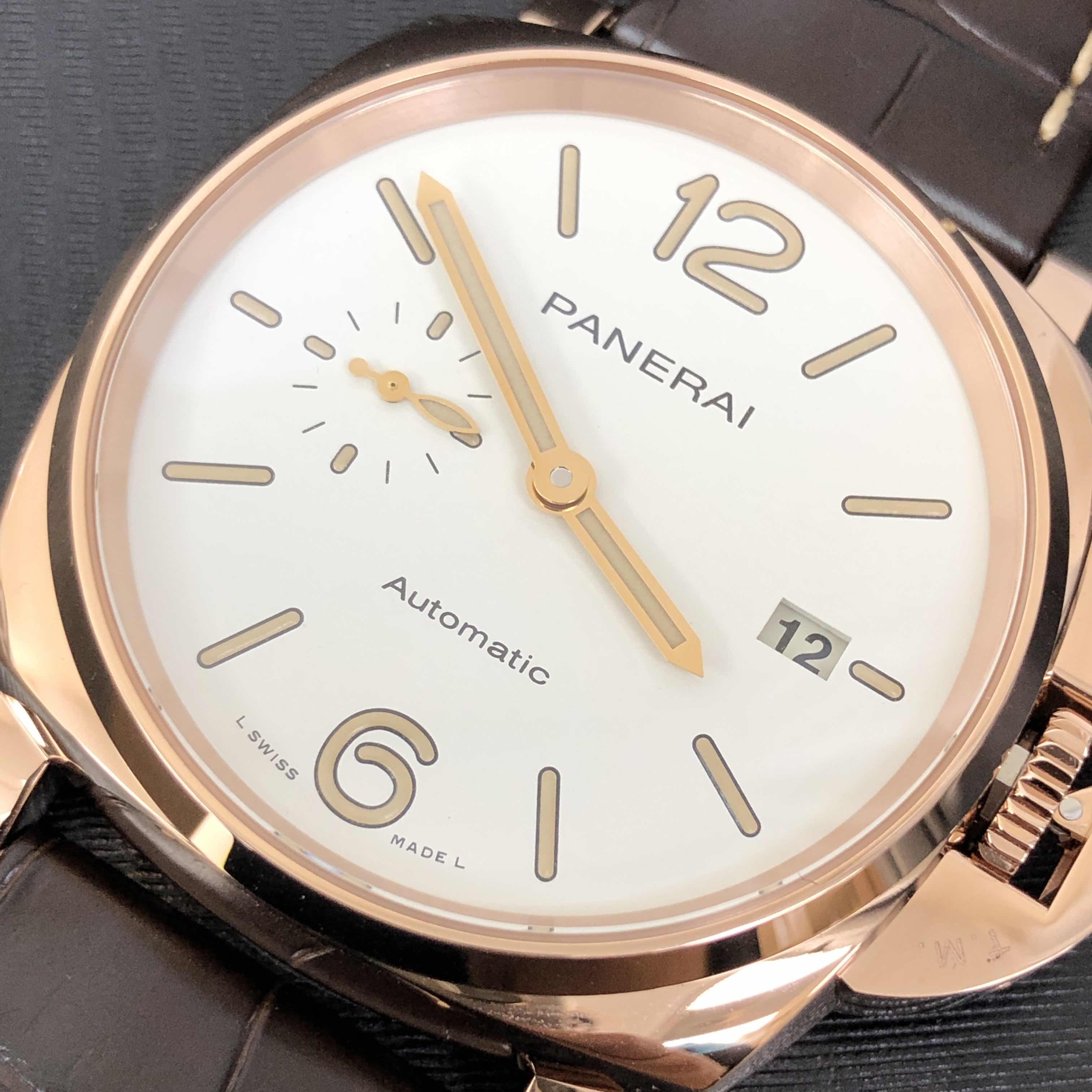 Panerai PAM01042 LUMINOR DUE Automatic 18kt Rose Gold