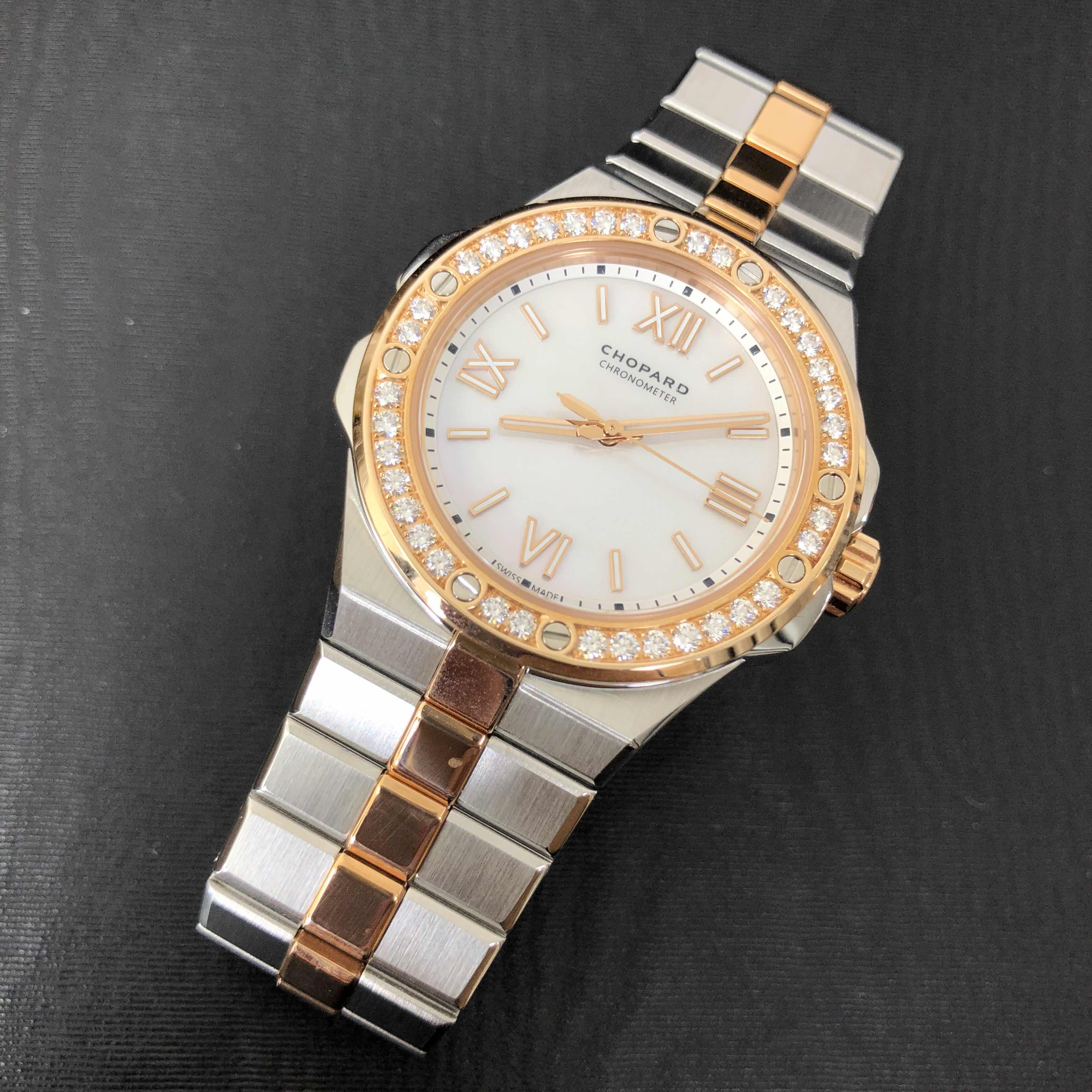 Chopard 298601-6002 ALPINE EAGLE SMALL Automatic 18kt Rose Gold & Diamonds