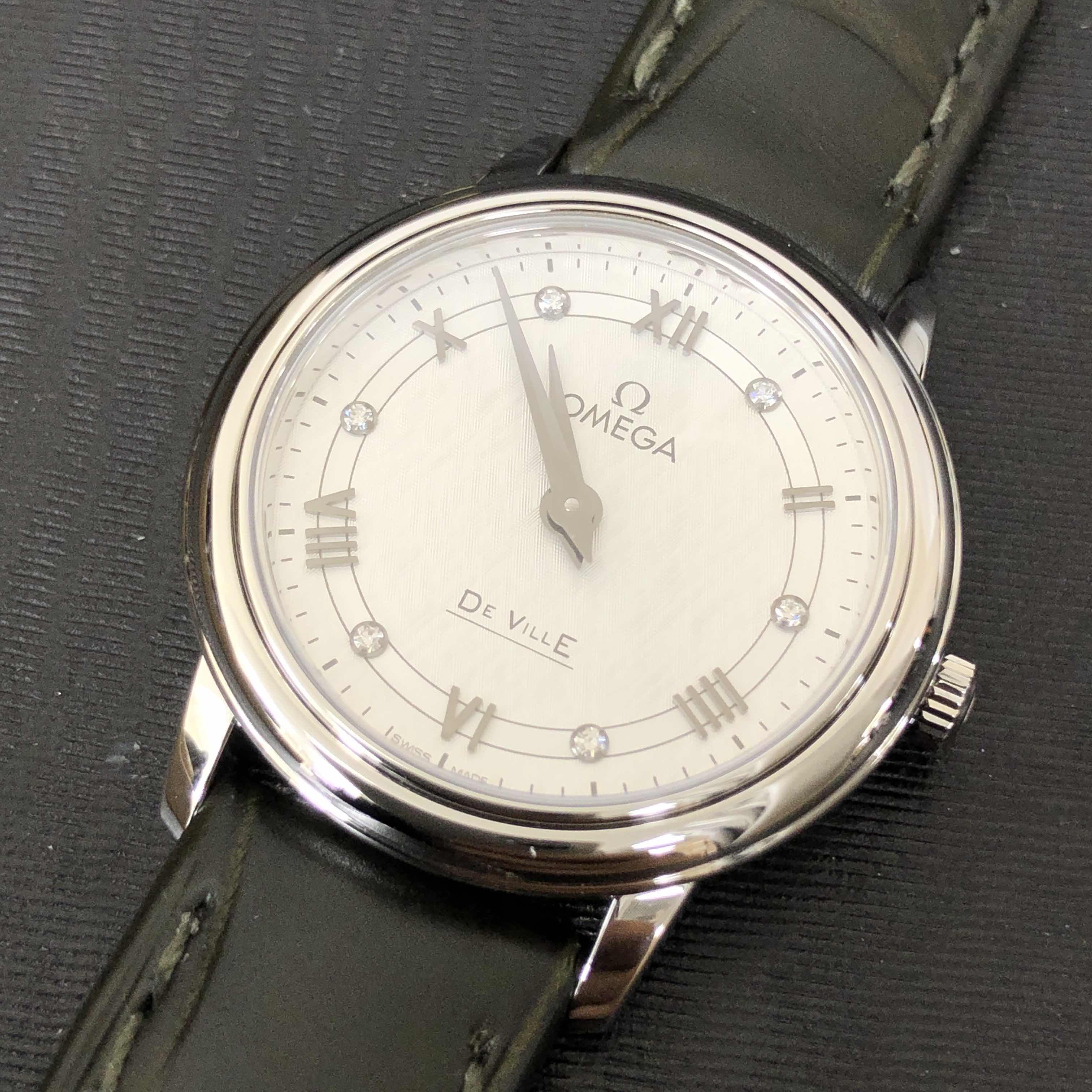 Omega 424.13.27.60.52.002 DE VILLE Quartz Stainless Steel