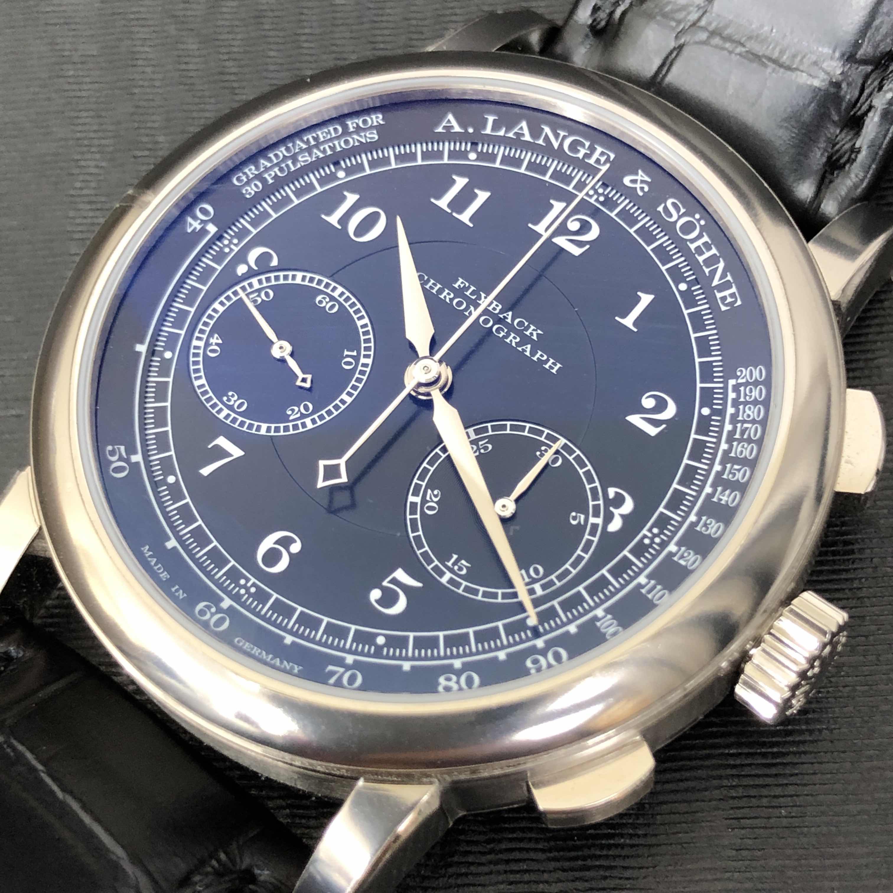 A Lange & Sohne 414.028 1815 CHRONOGRAPH Automatic 18kt White Gold