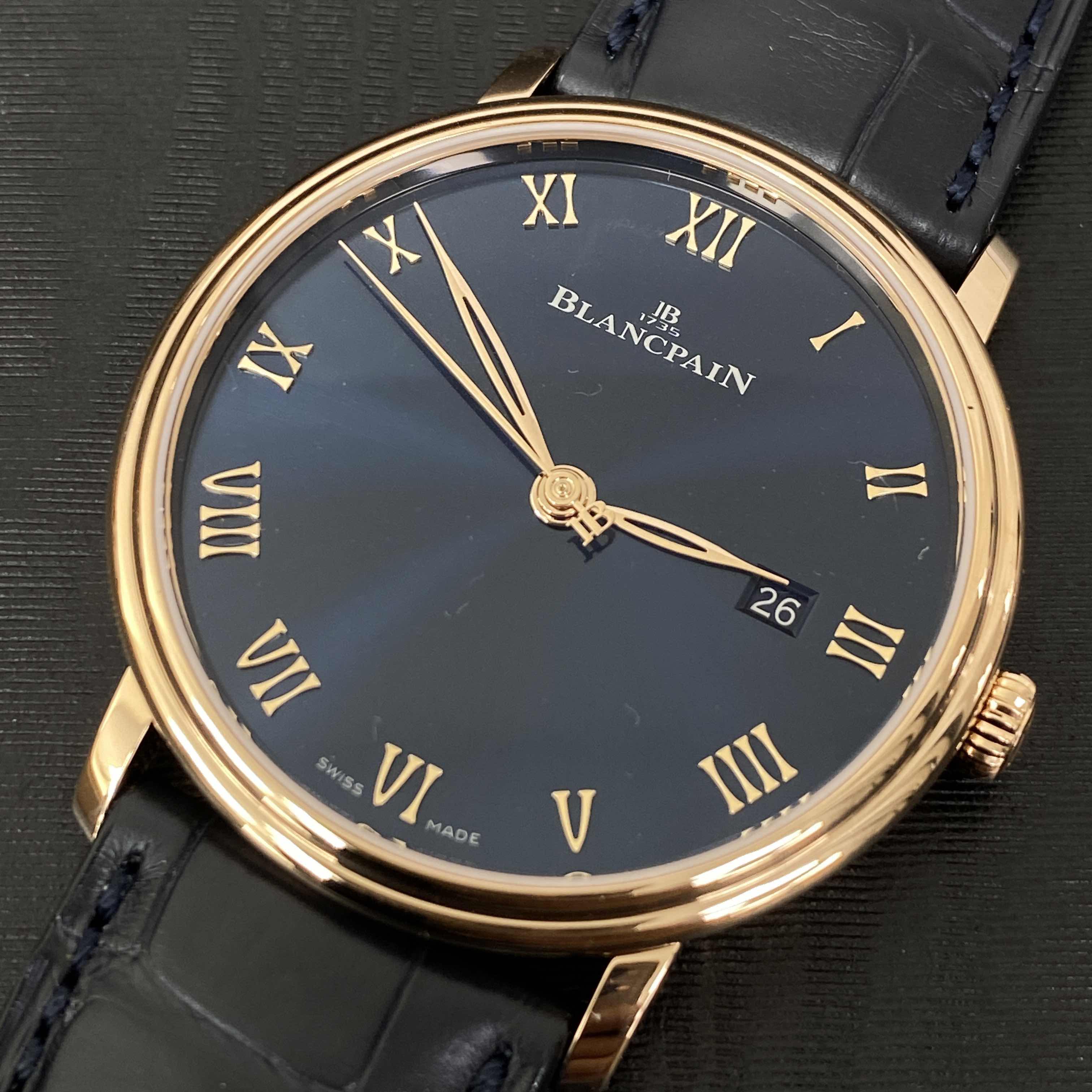 Blancpain 6651-3640-55B CLASSIC Manual Wind 18kt Rose Gold