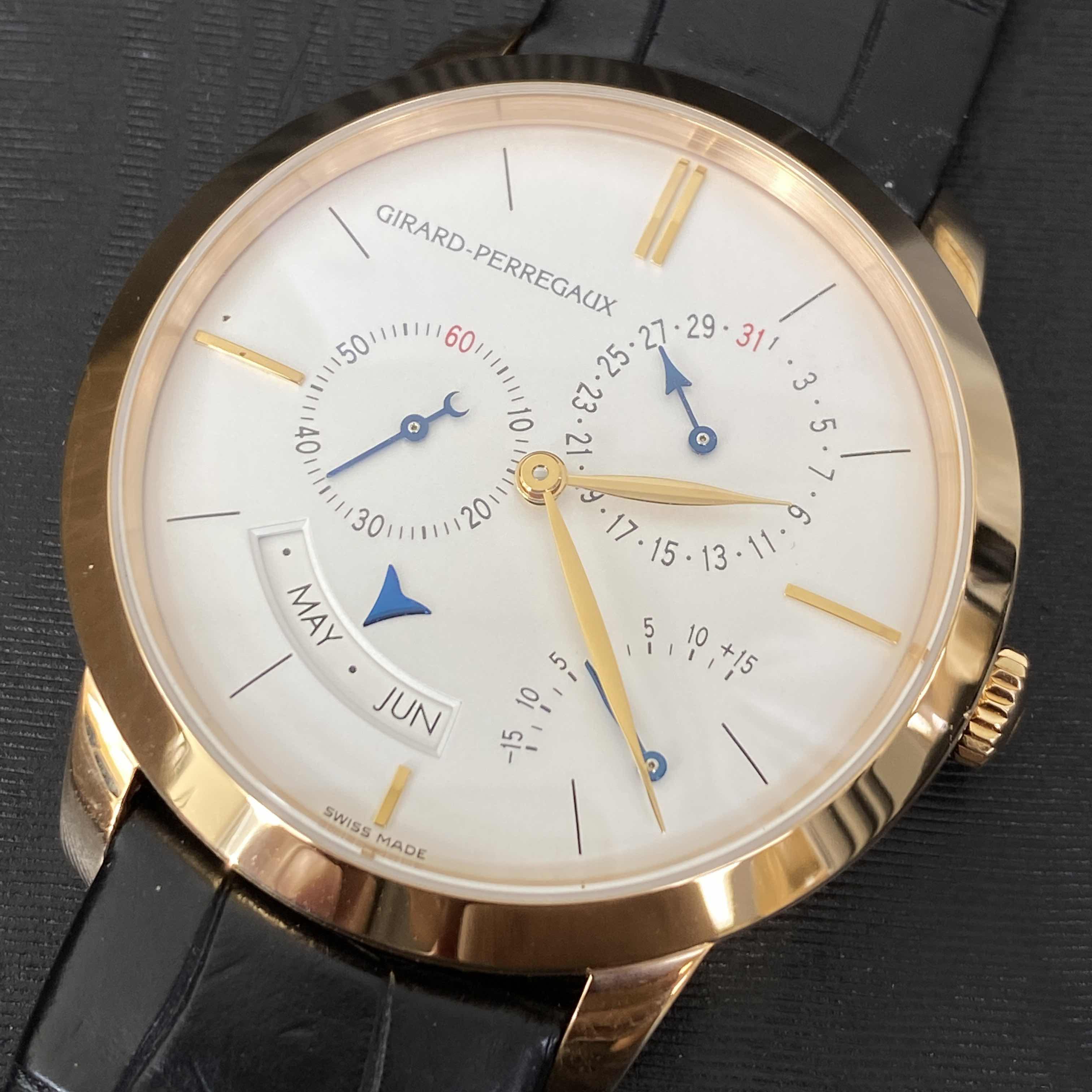 Girard Perregaux 49538-52-131-BK6A GIRARD-PERREGAUX 1966 Automatic 18kt Pink Gold