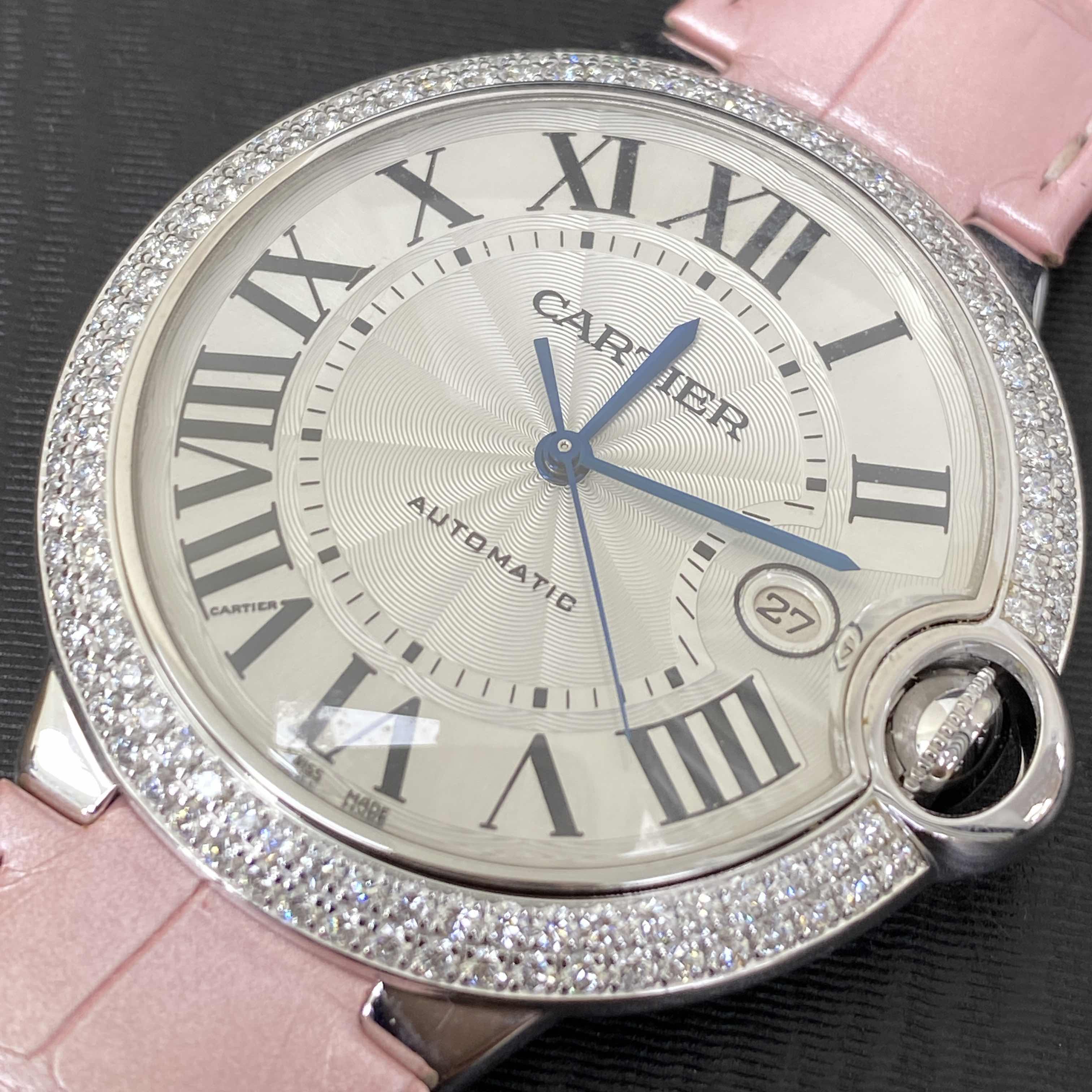 Cartier WE900951 BALLON BLEU Automatic 18kt White Gold & Diamond