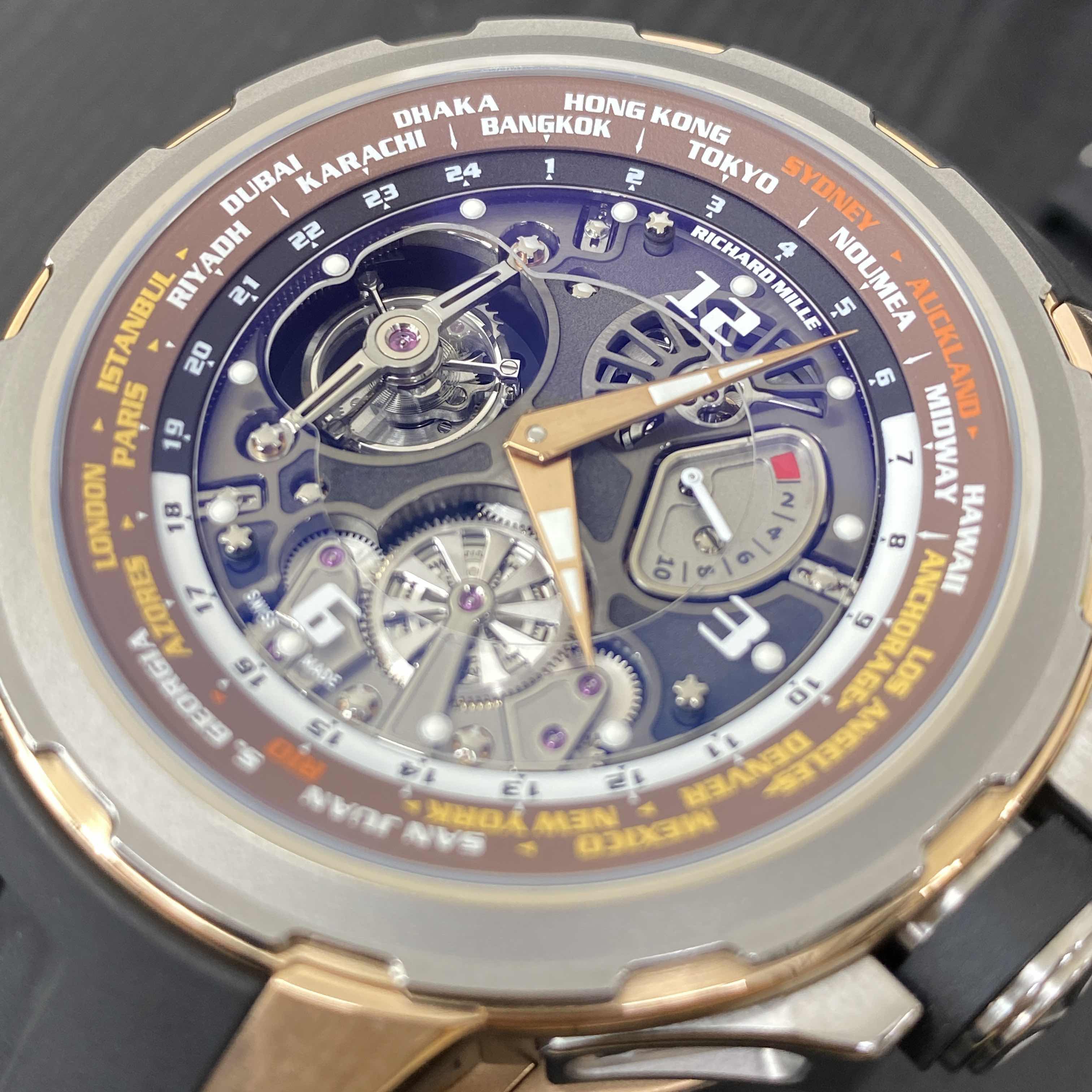 Richard Mille RM58-01 MEN Manual Wind 18kt Rose Gold & Titanium