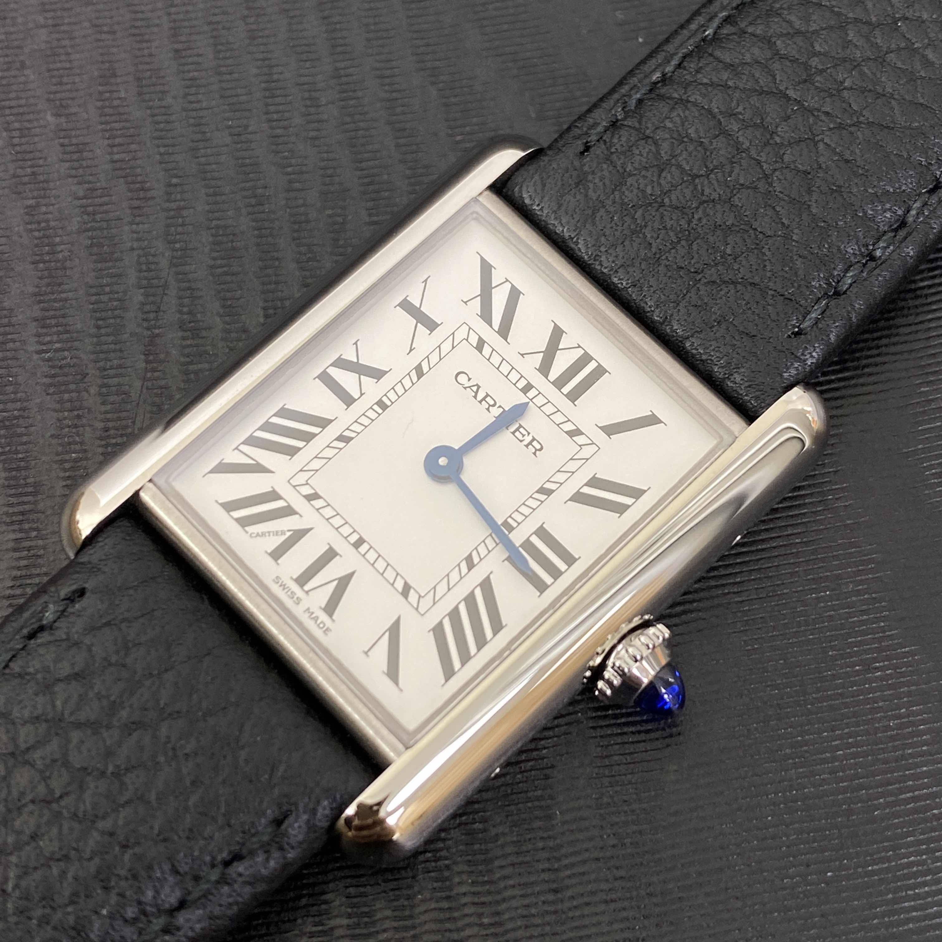Cartier WSTA0041 TANK Quartz Stainless Steel