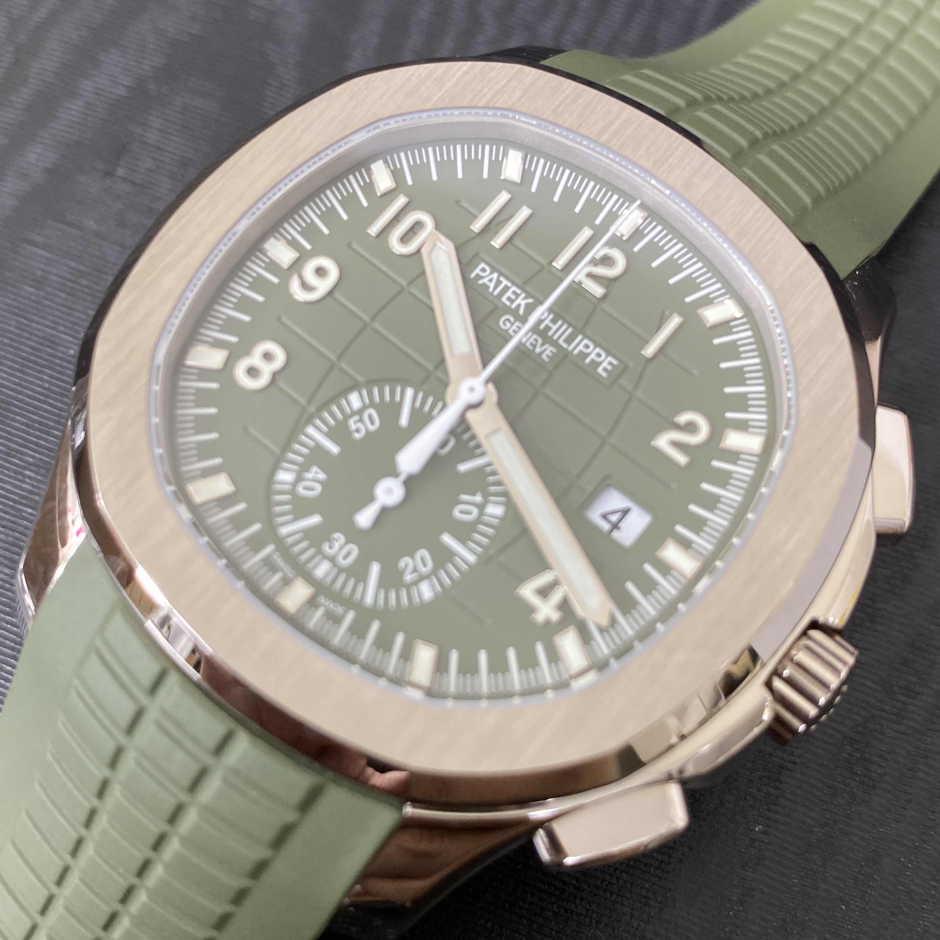 Patek Philippe 5968G-010 AQUANAUT Automatic 18kt White Gold